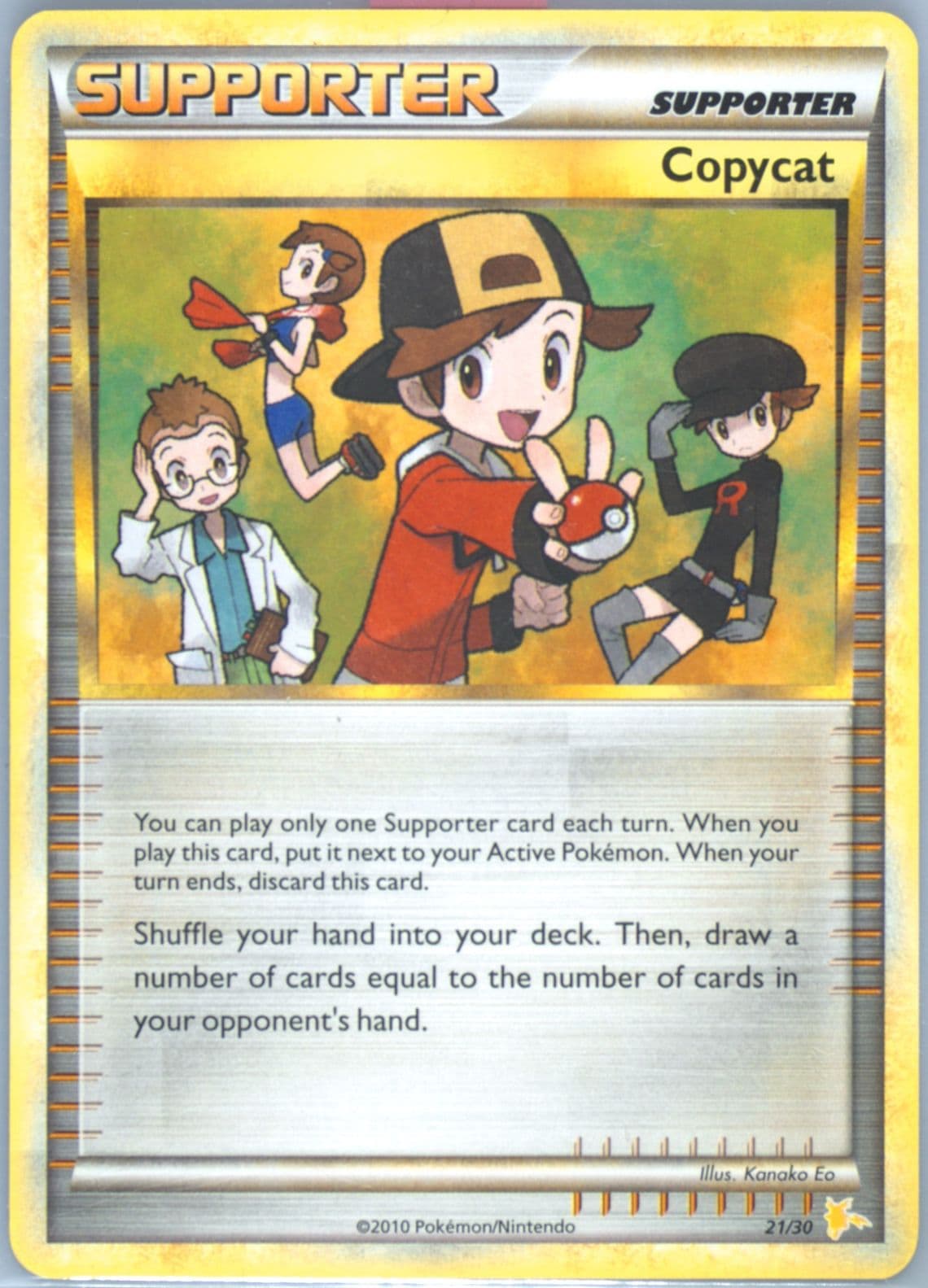 Copycat (21) 2010 Pokemon Heartgold & Soulsilver Raichu Deck