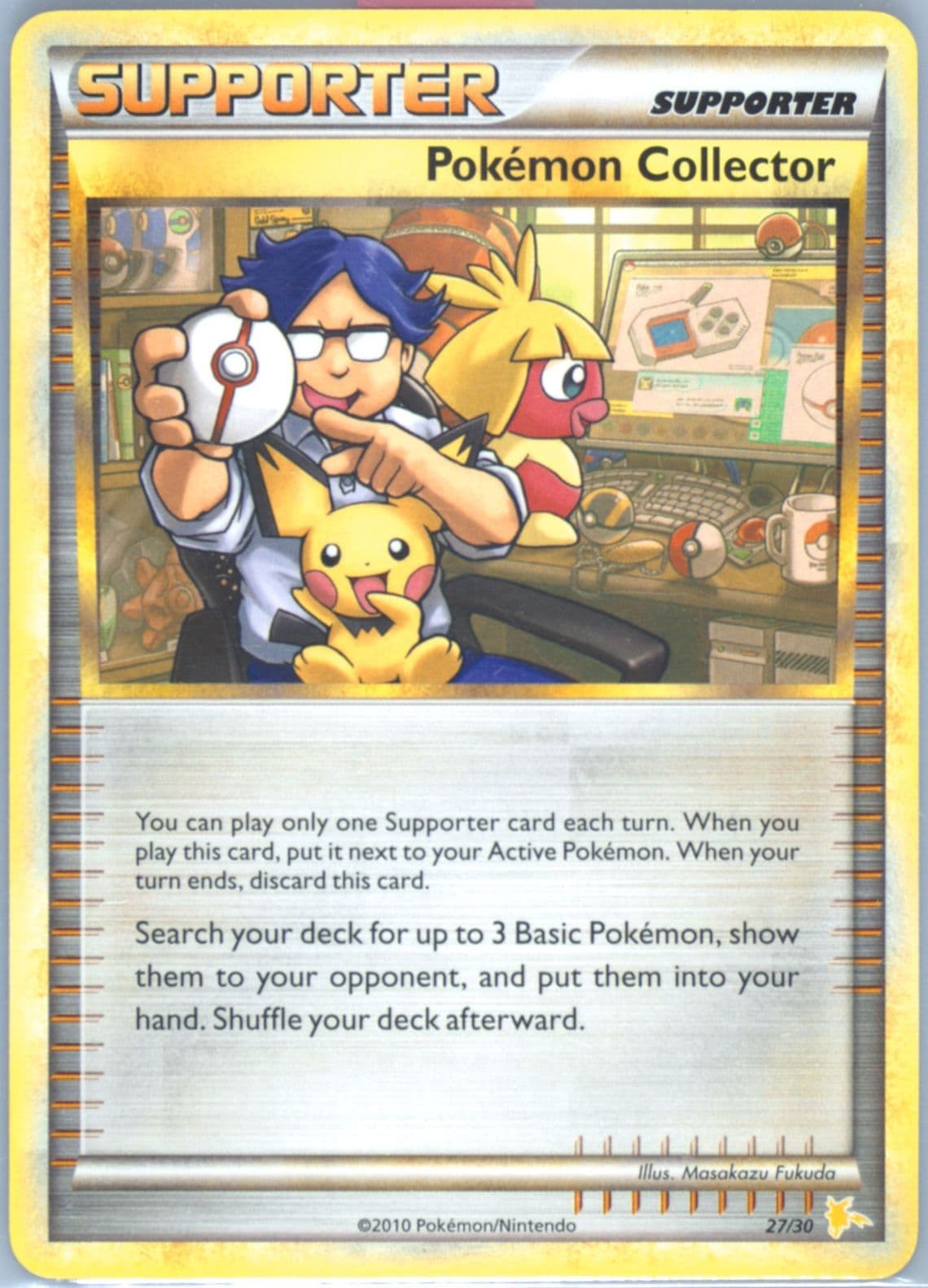 Pokemon Collector (27) 2010 Pokemon Heartgold & Soulsilver Raichu Deck