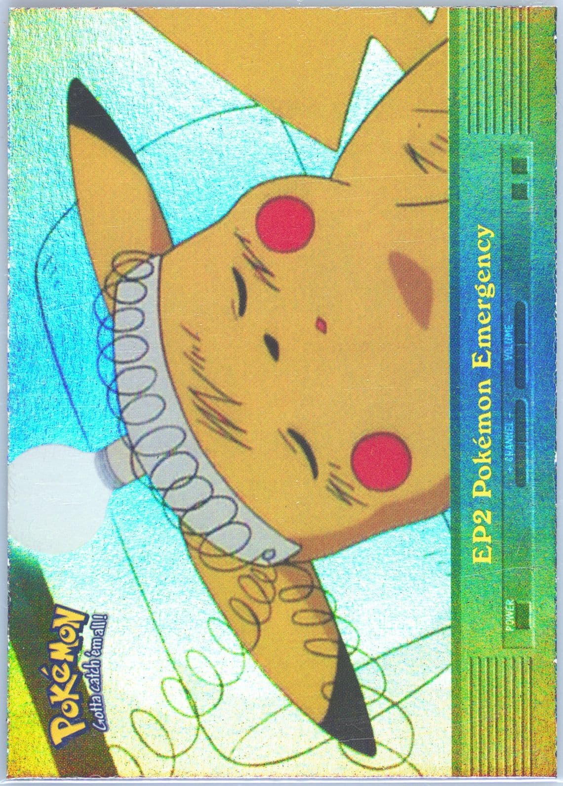 Pokemon Emergency Rainbow Foil (EP2) 2000 Topps Pokemon TV Animation Series 2 Episode Cards