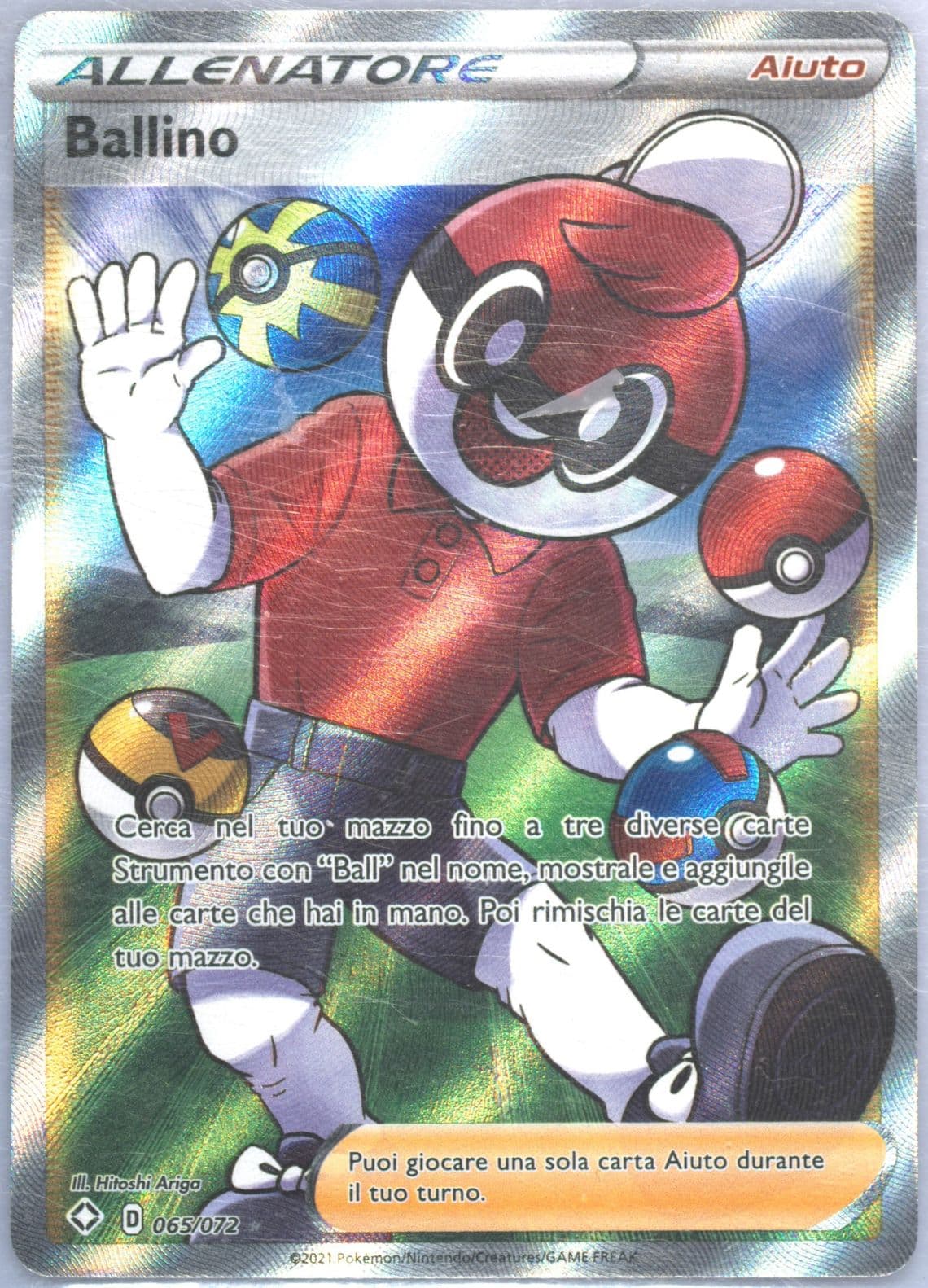 Full Art/Ballino Italian (065) 2021 Pokemon Sword & Shield Shining Fates