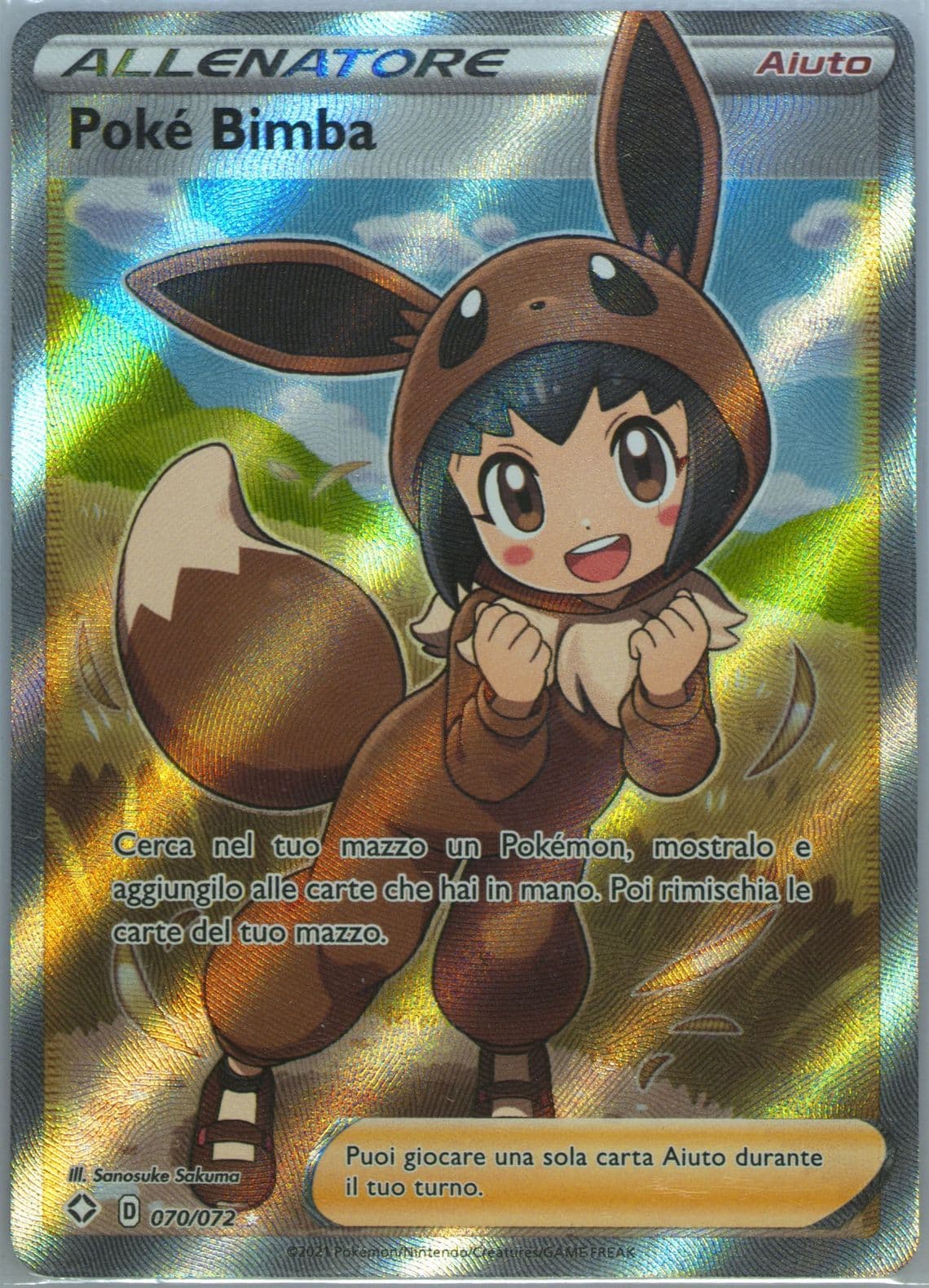 Full Art/Poke Bimba Italian (070) 2021 Pokemon Sword & Shield Shining Fates