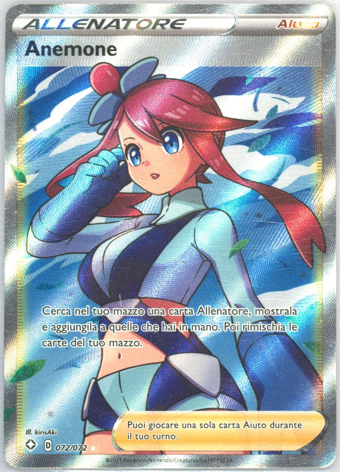 Full Art/Anemone Italian (072) 2021 Pokemon Sword & Shield Shining Fates