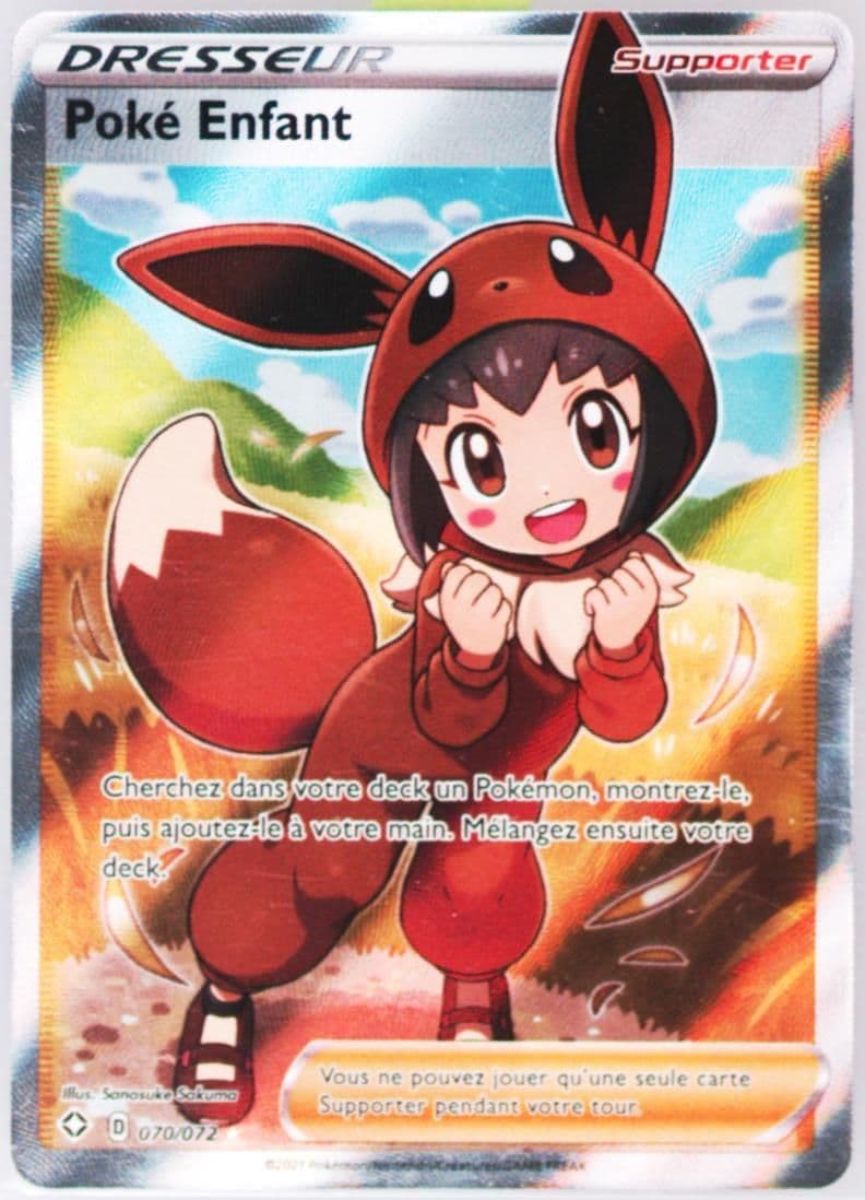 Full Art/Poke Enfant French (070) 2021 Pokemon Sword & Shield Shining Fates