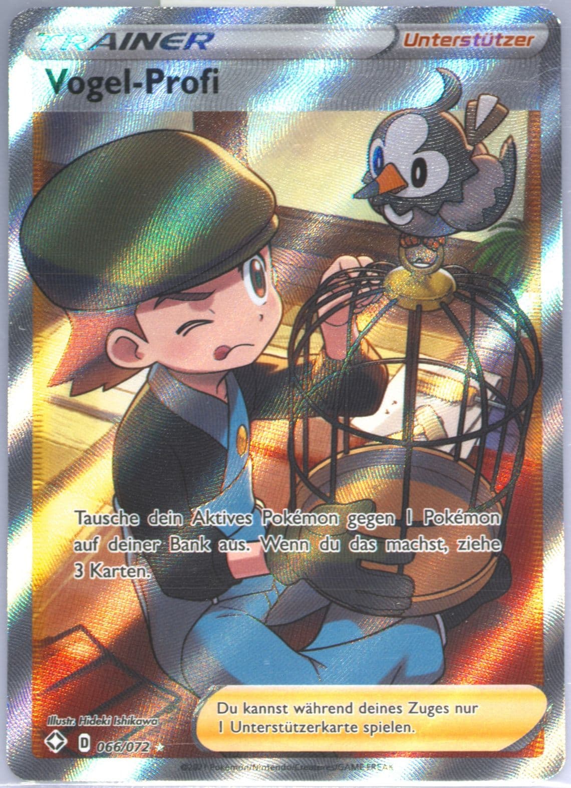 Full Art/Vogel-Profi German (066) 2021 Pokemon Sword & Shield Shining Fates