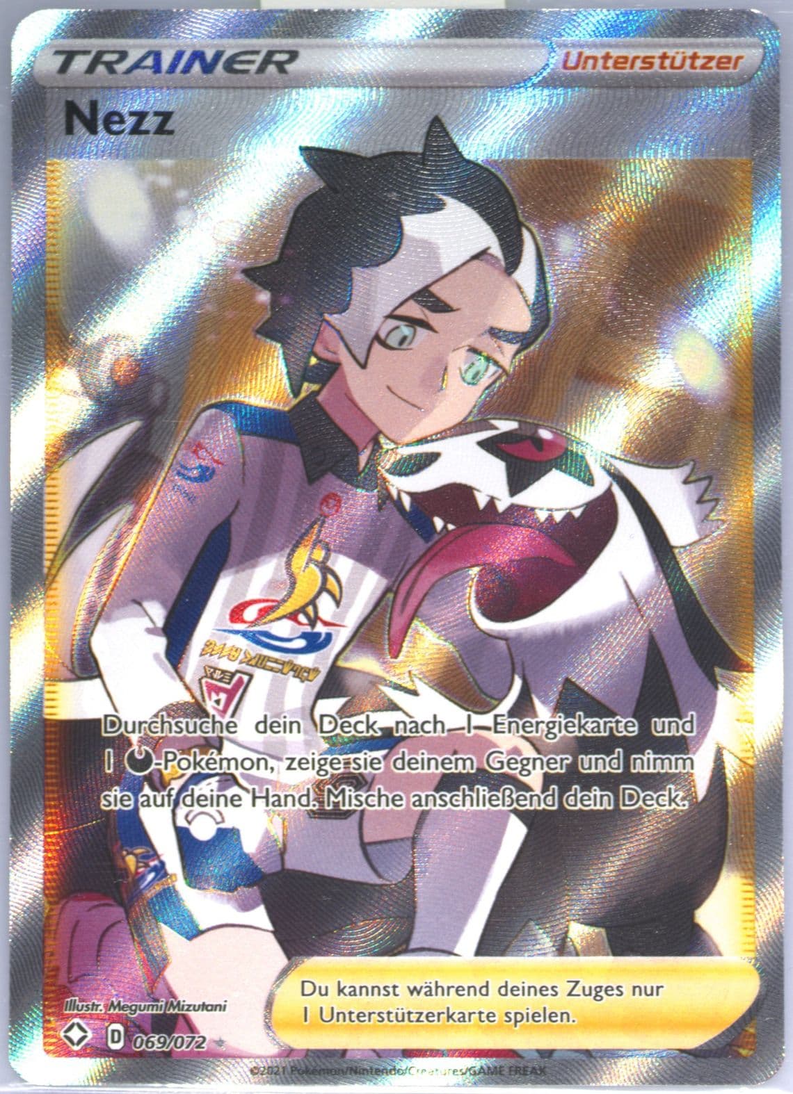 Full Art/Nezz German (069) 2021 Pokemon Sword & Shield Shining Fates