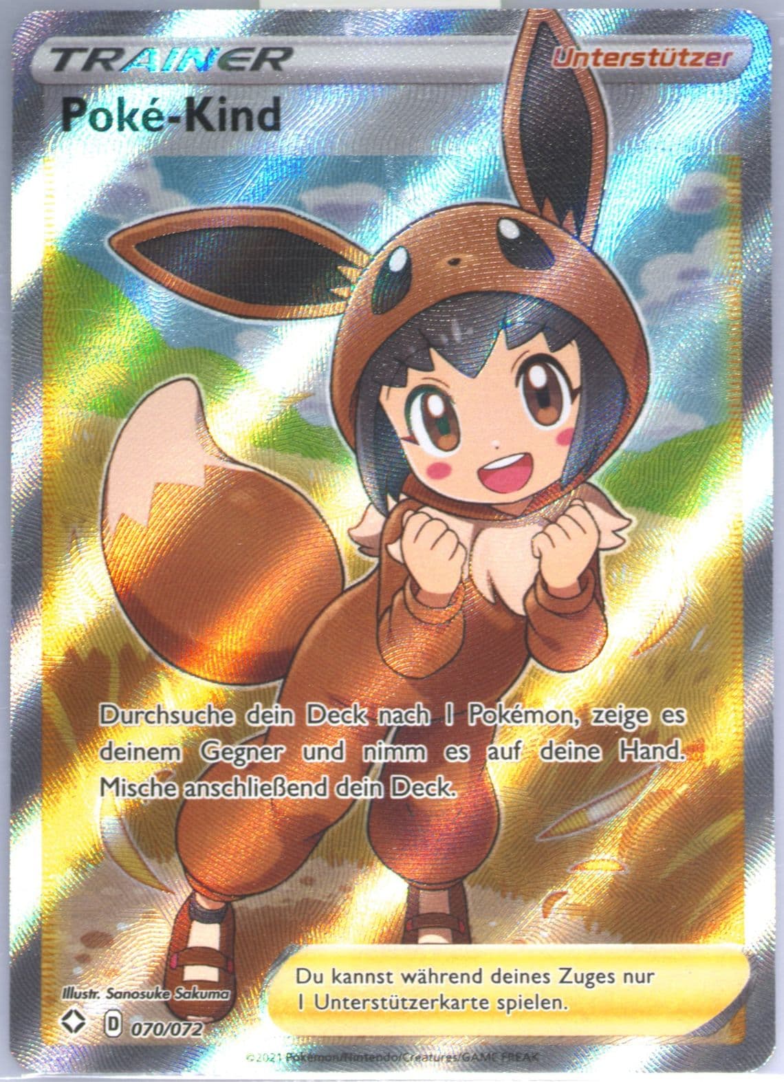Full Art/Poke-Kind German (070) 2021 Pokemon Sword & Shield Shining Fates
