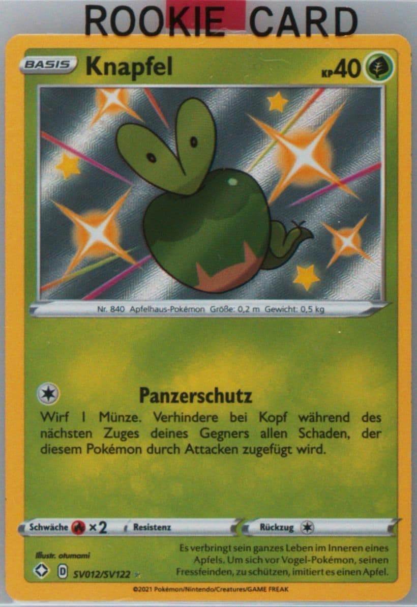 Knapfel-Holo German (SV012) 2021 Pokemon Sword & Shield Shining Fates