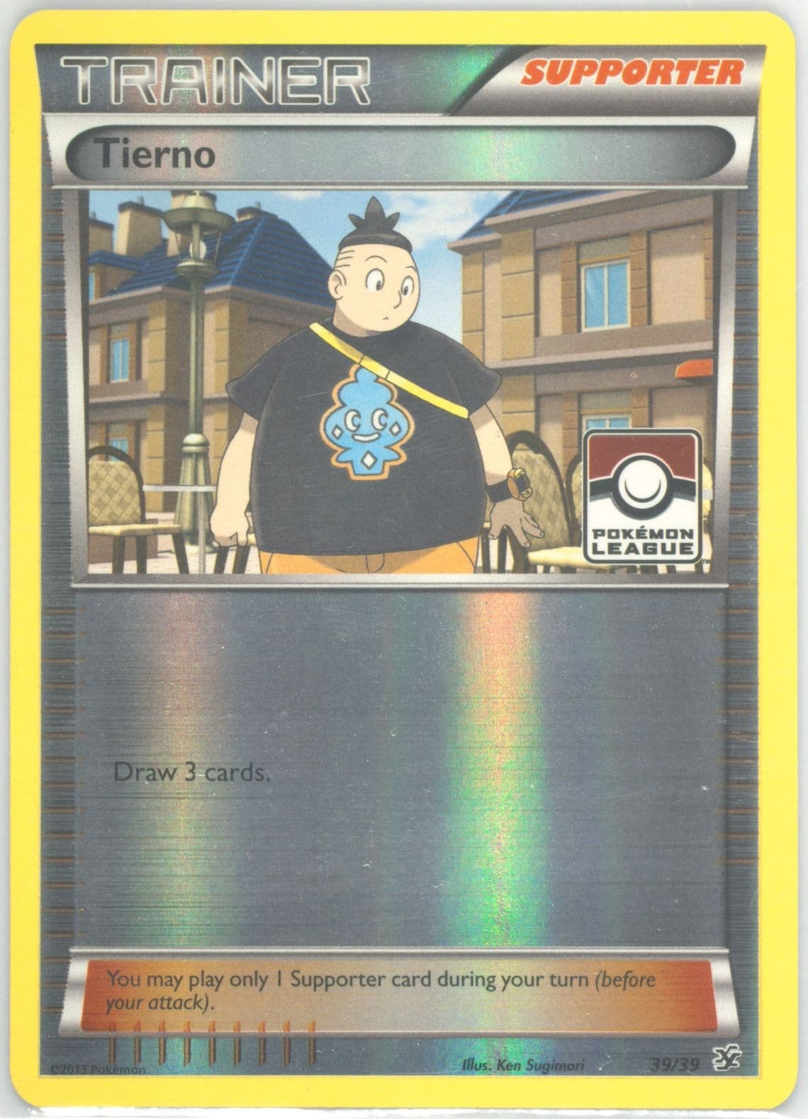 Tierno-Reverse Foil Pokemon League (39) 2013 Pokemon XY Kalos Starter Set