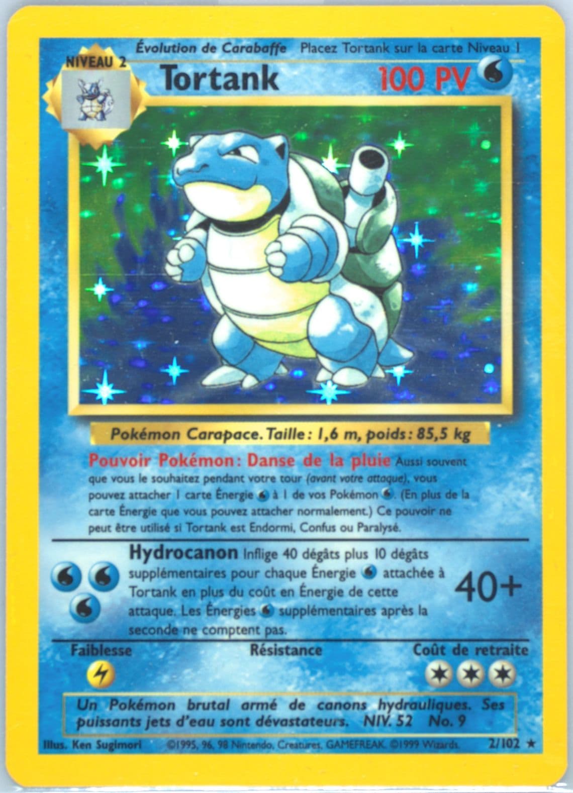 Tortank-Holo (2) 1999 Pokemon French