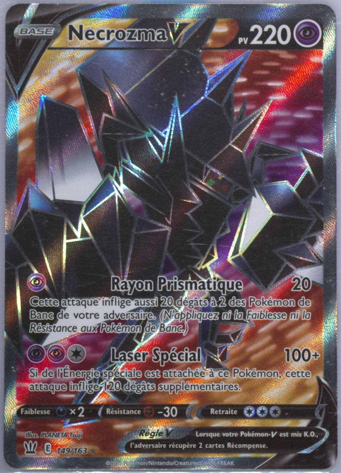 Full Art/Necrozma V French (149) 2021 Pokemon Sword & Shield Battle Styles