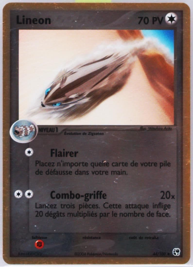 Lineon-Reverse Foil (44) 2004 Pokemon French EX Sandstorm