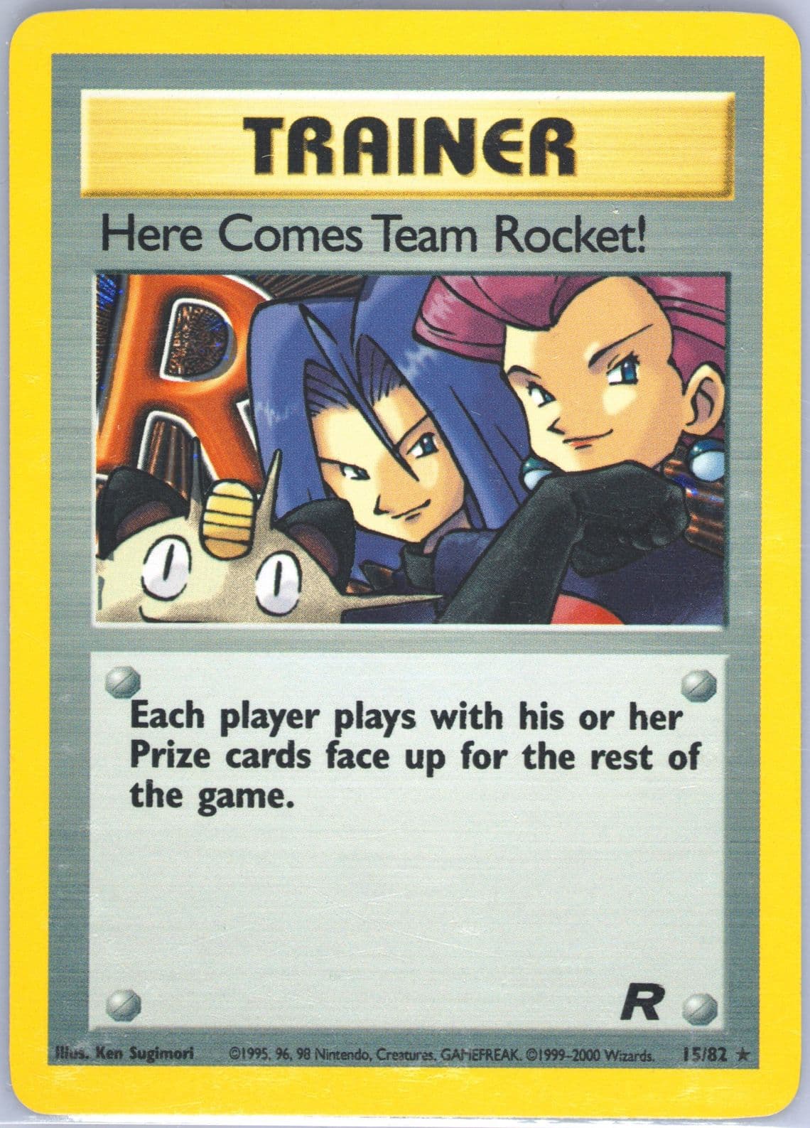 Here Comes Team Rocket!-Holo (15) 2000 Pokemon Rocket