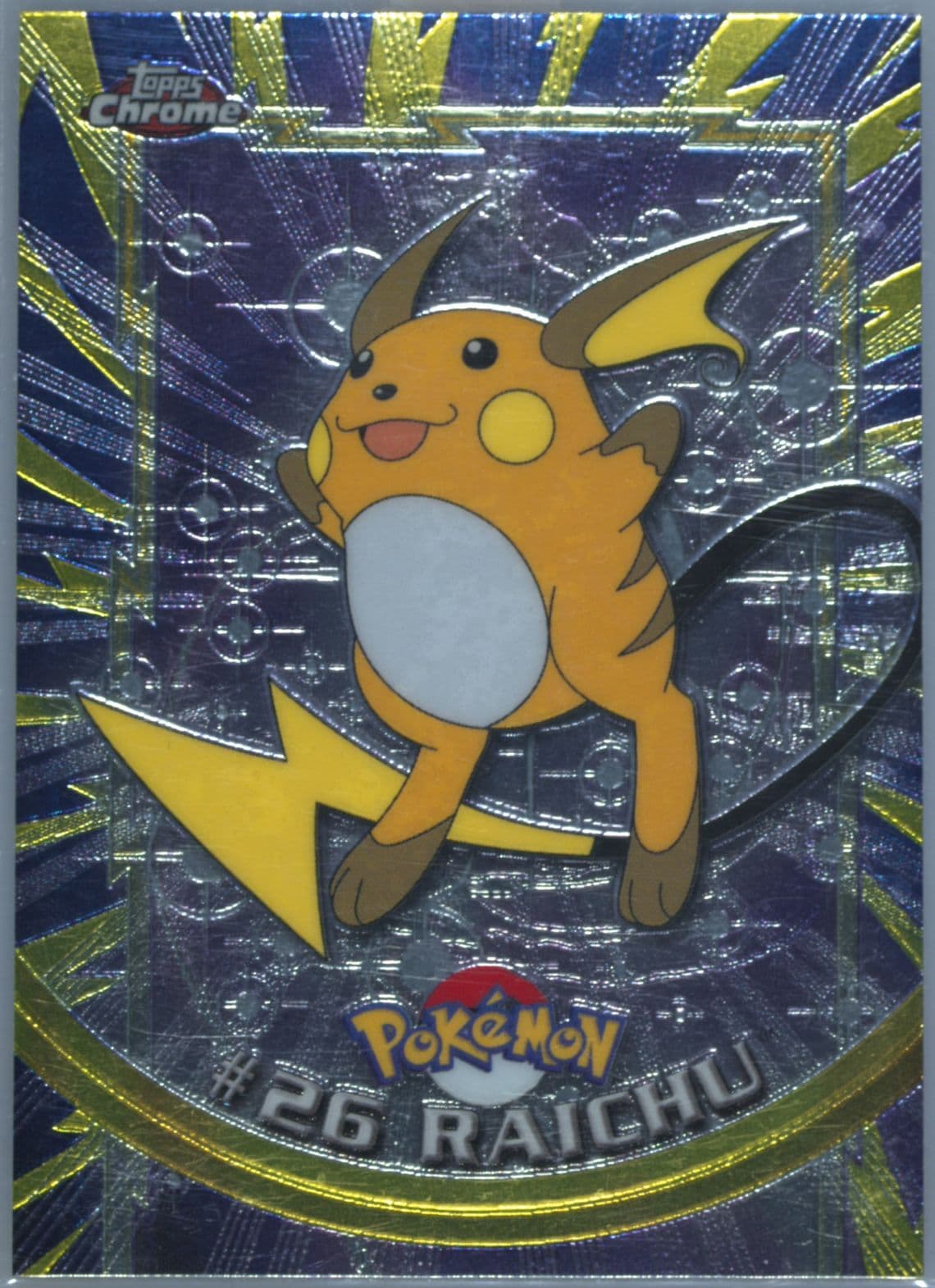 Raichu (26) 2000 Topps Chrome Pokemon T.V.
