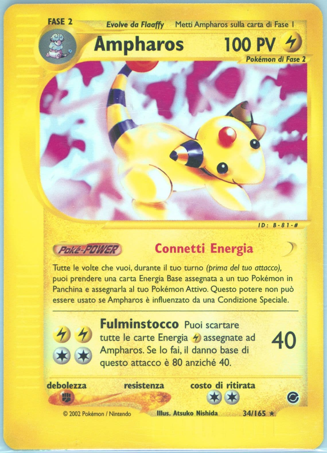 Ampharos Italian (34) 2002 Pokemon Expedition