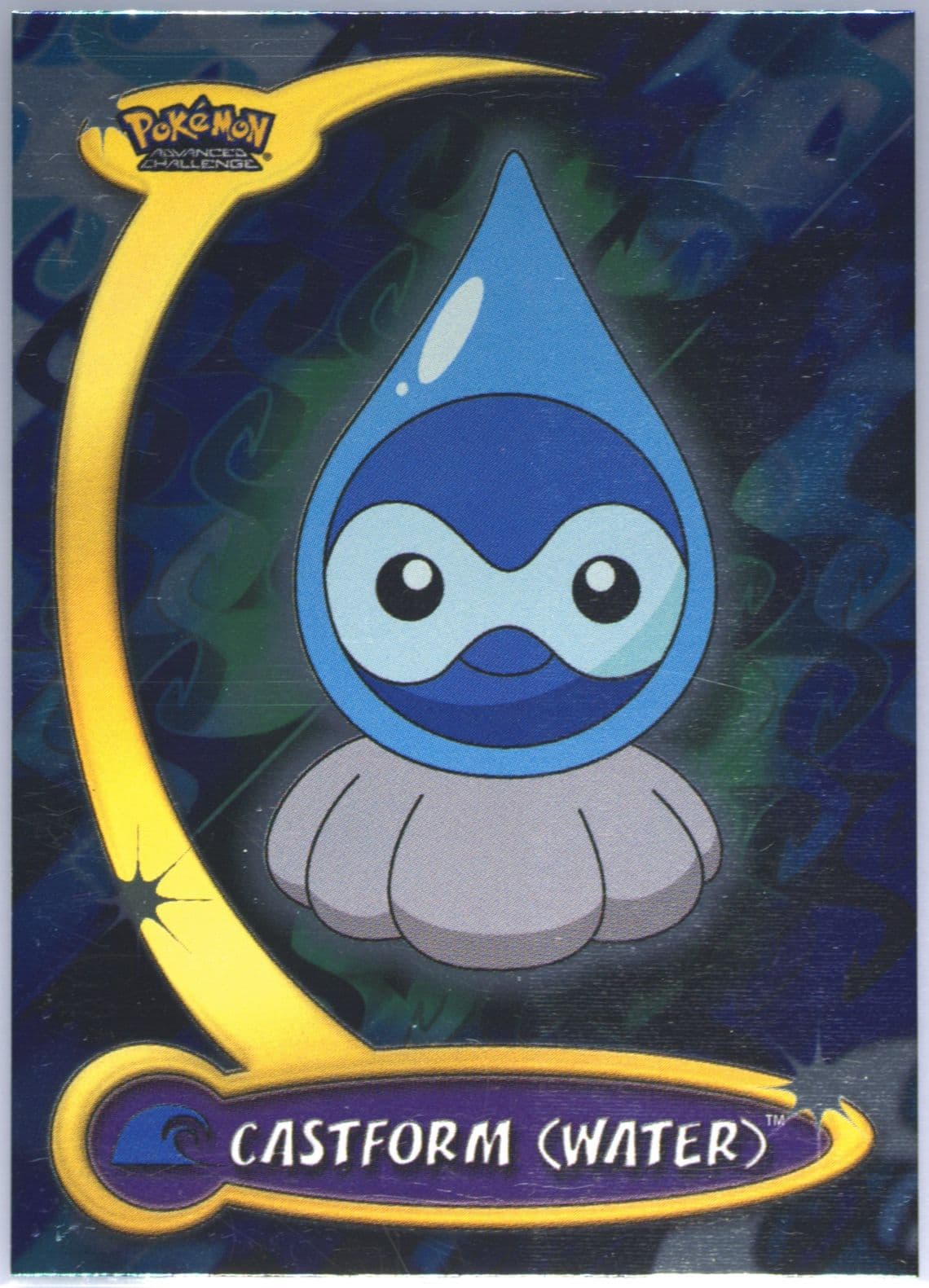 Castform Rain Form Foil (15) 2004 Topps Pokemon Advanced Challenge
