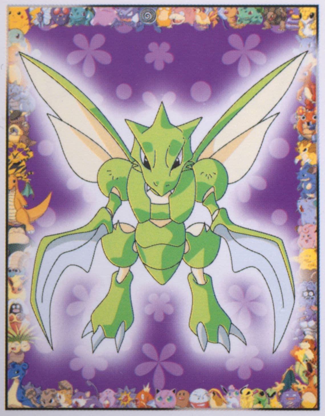 Scyther (123) 1999 Merlin Pokemon