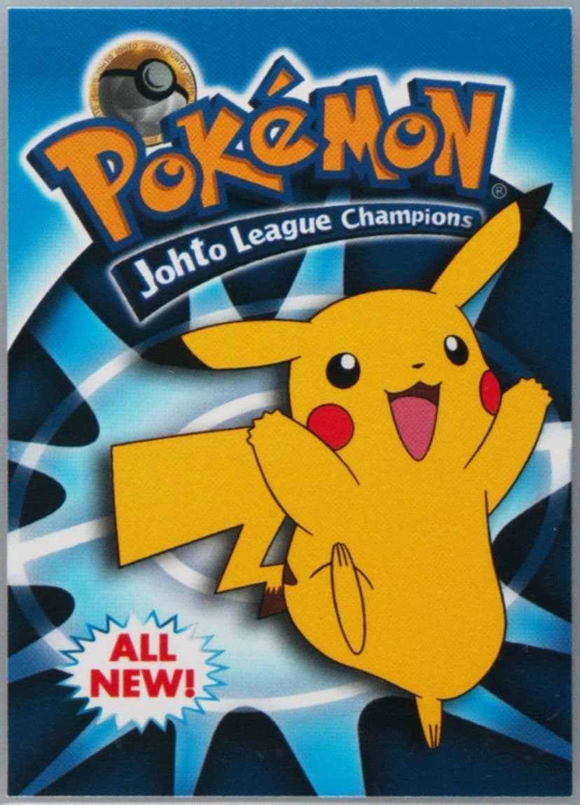 Checklist 2001 Topps Pokemon Johto League Champions
