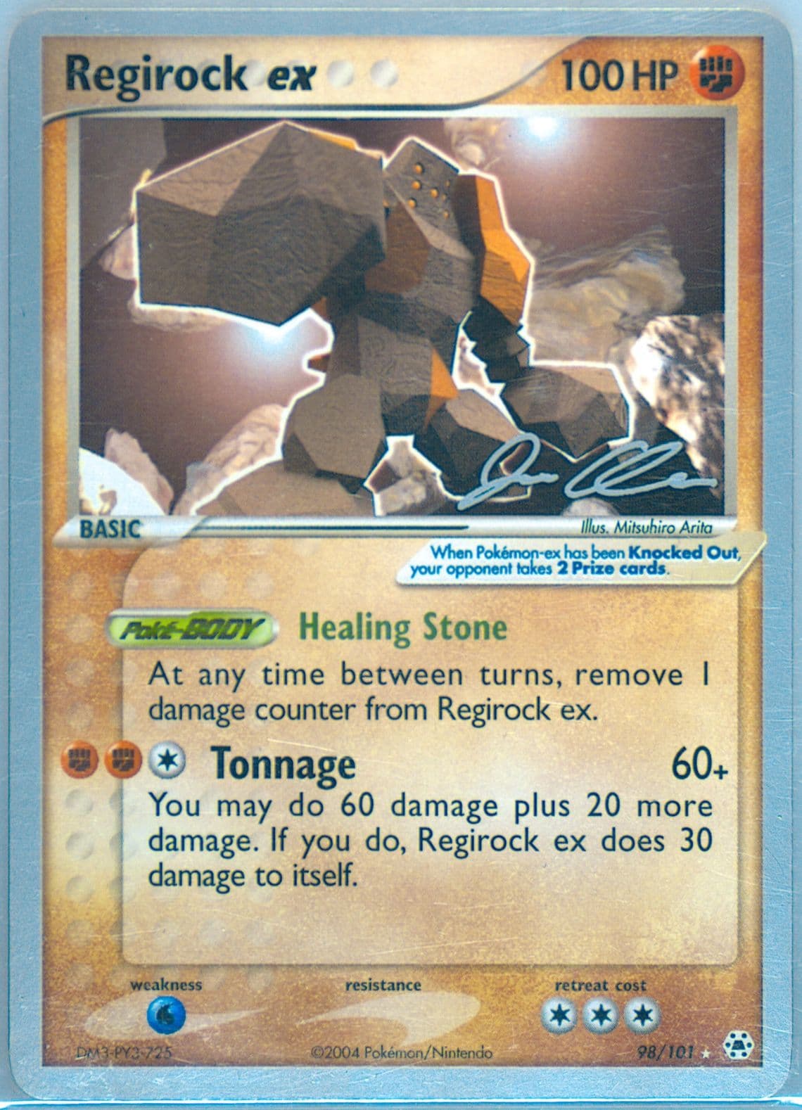 Regirock EX Mewtrick (98) 2006 Pokemon World Championships Promo
