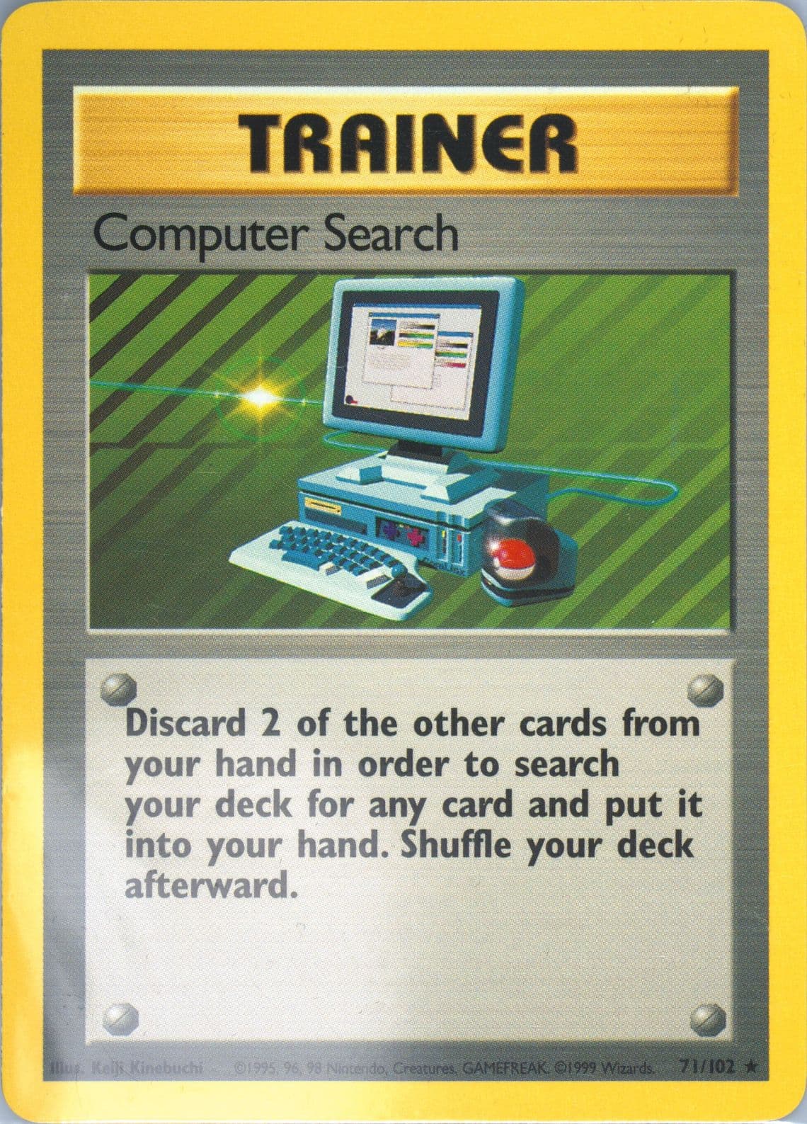 Computer Search (71) 1999 Pokemon Game