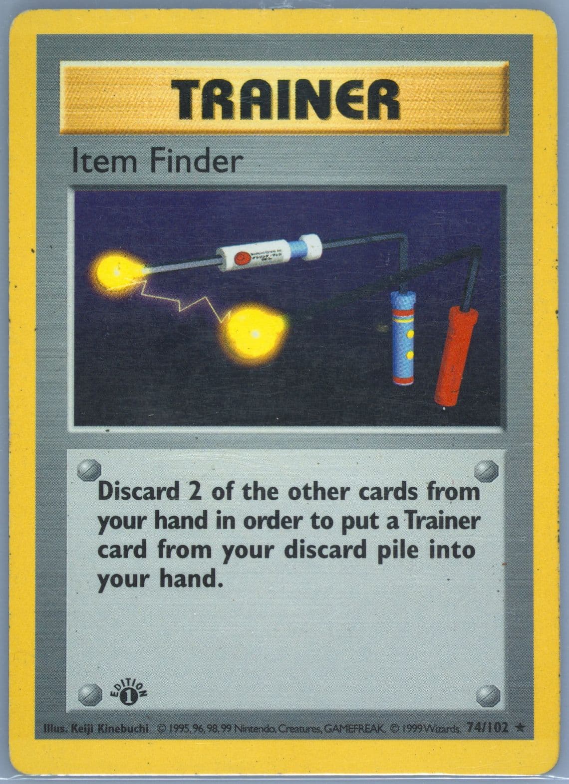 Item Finder 1st Edition (74) 1999 Pokemon Game