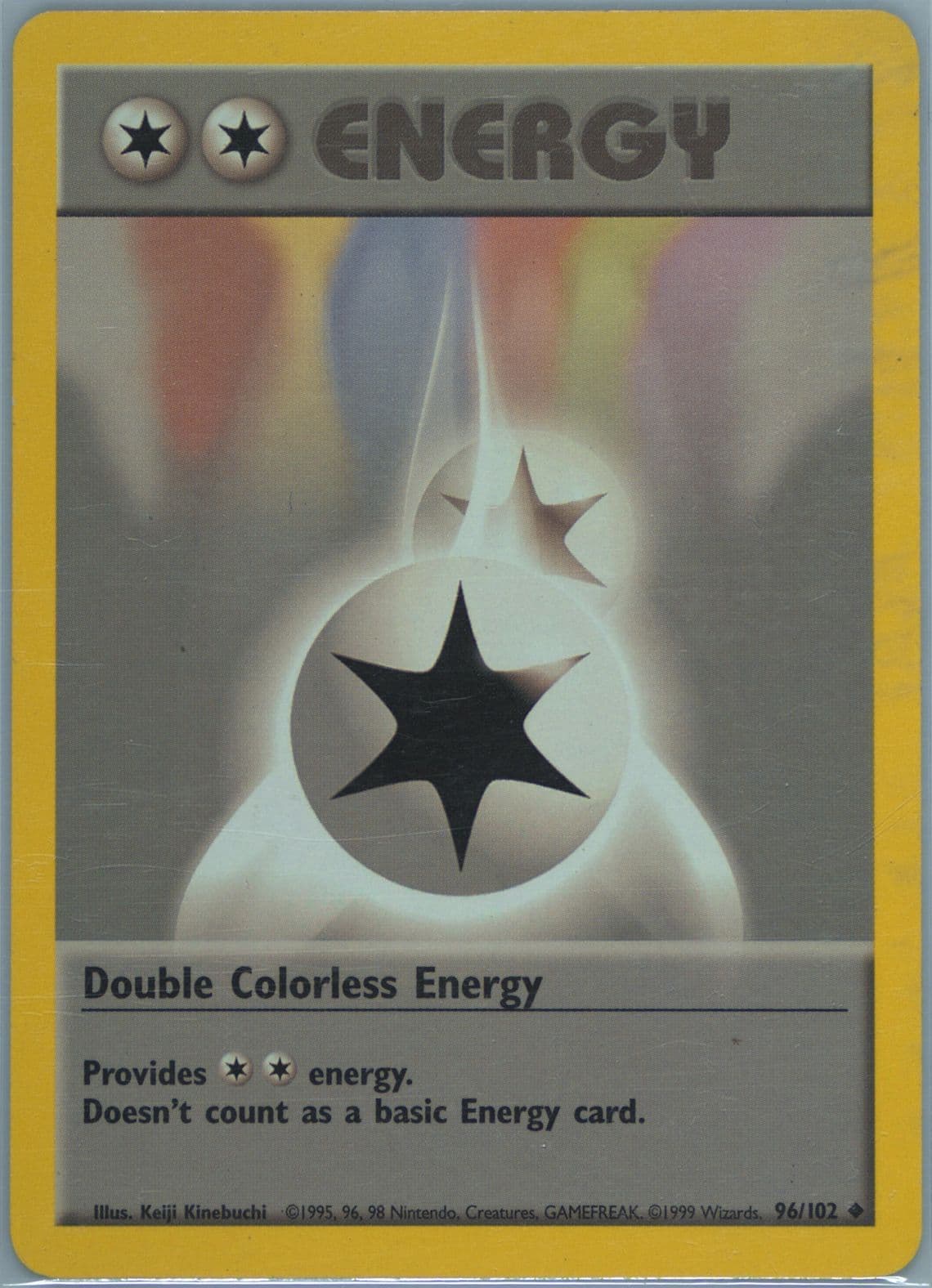 Double Colorless Energy (96) 1999 Pokemon Game
