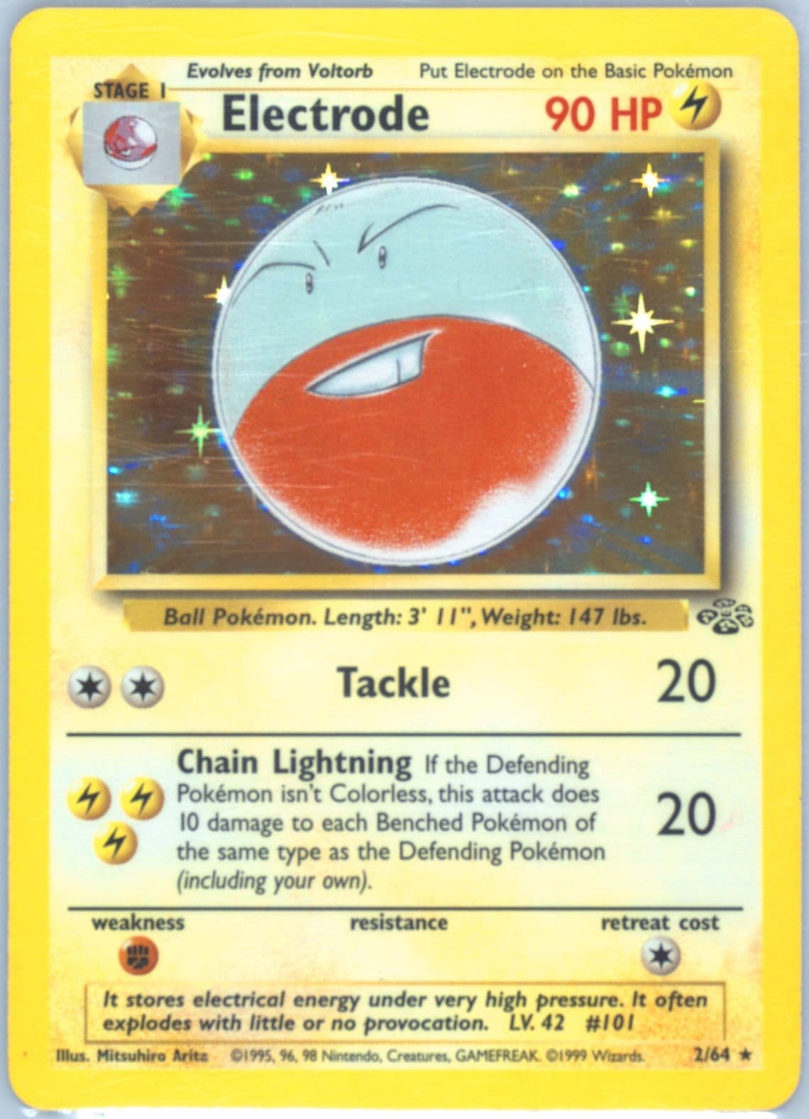 Electrode-Holo (2) 1999 Pokemon Jungle