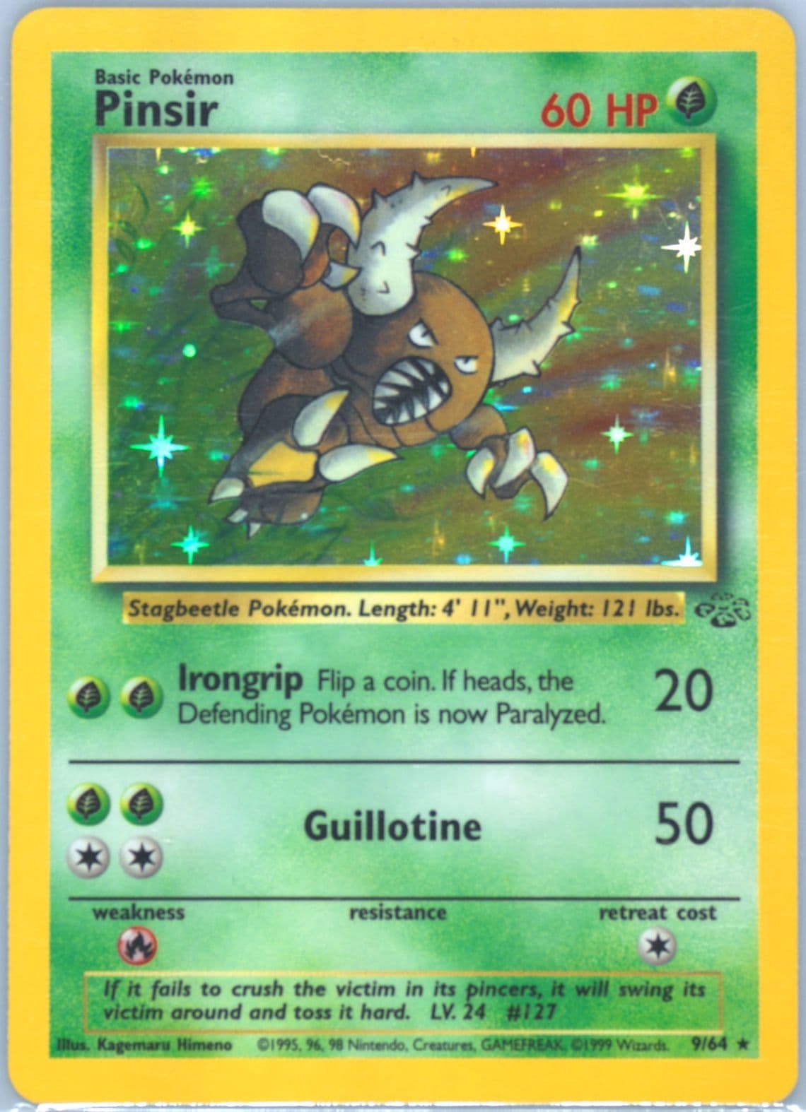 Pinsir-Holo (9) 1999 Pokemon Jungle