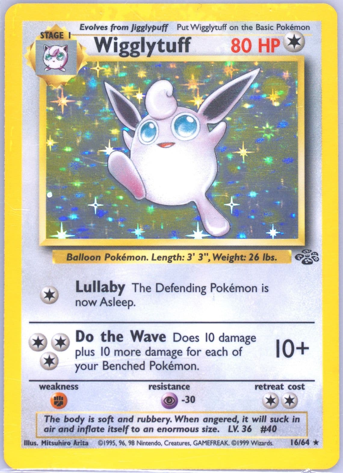 Wigglytuff-Holo (16) 1999 Pokemon Jungle