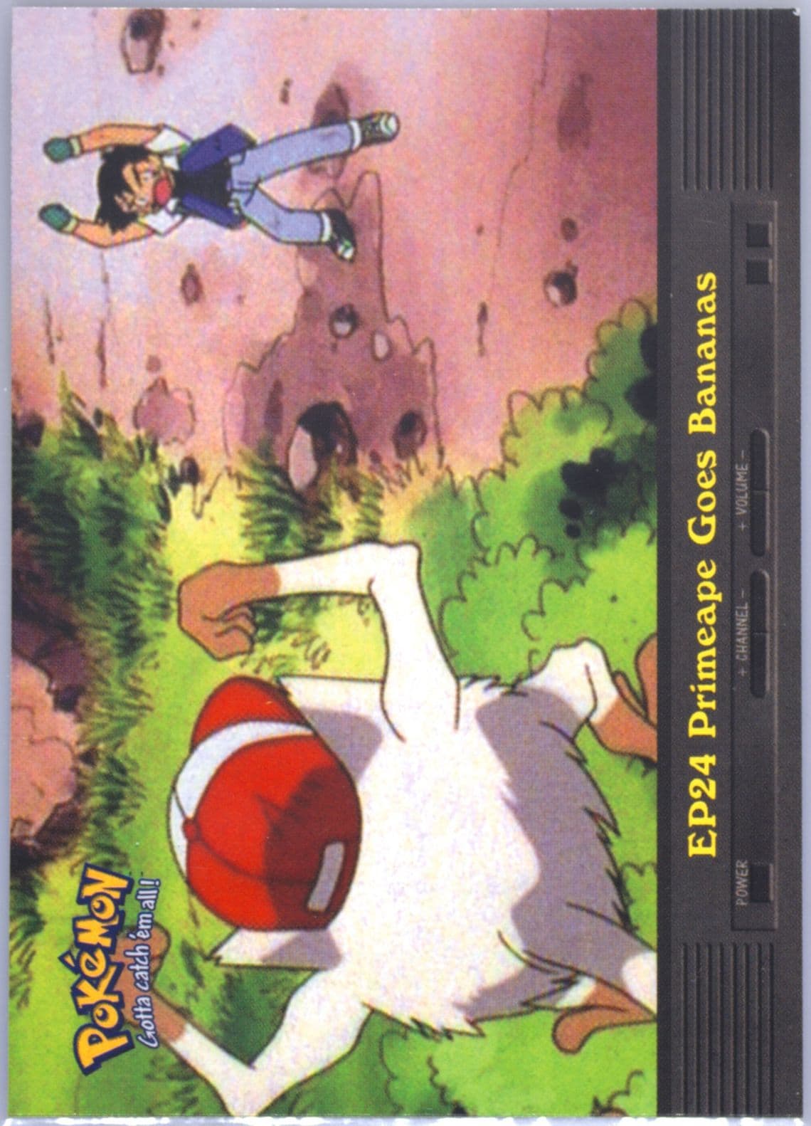 Primeape Goes Bananas (EP24) 2000 Topps Pokemon TV Animation Series 2 Episode Cards