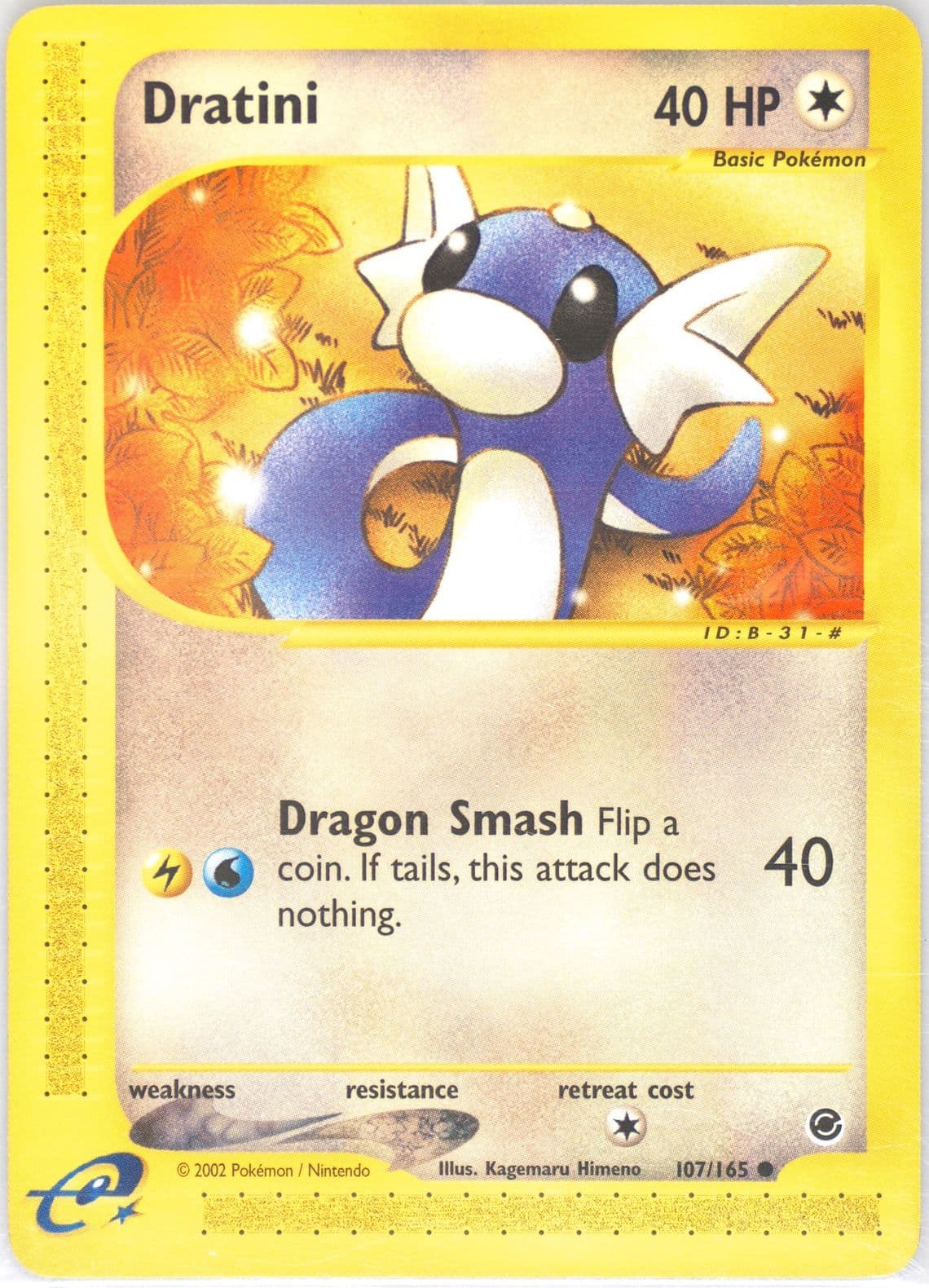 Dratini (107) 2002 Pokemon Expedition