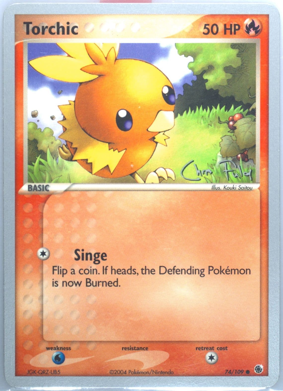 Torchic Blaziken Tech (74) 2004 Pokemon World Championships Promo