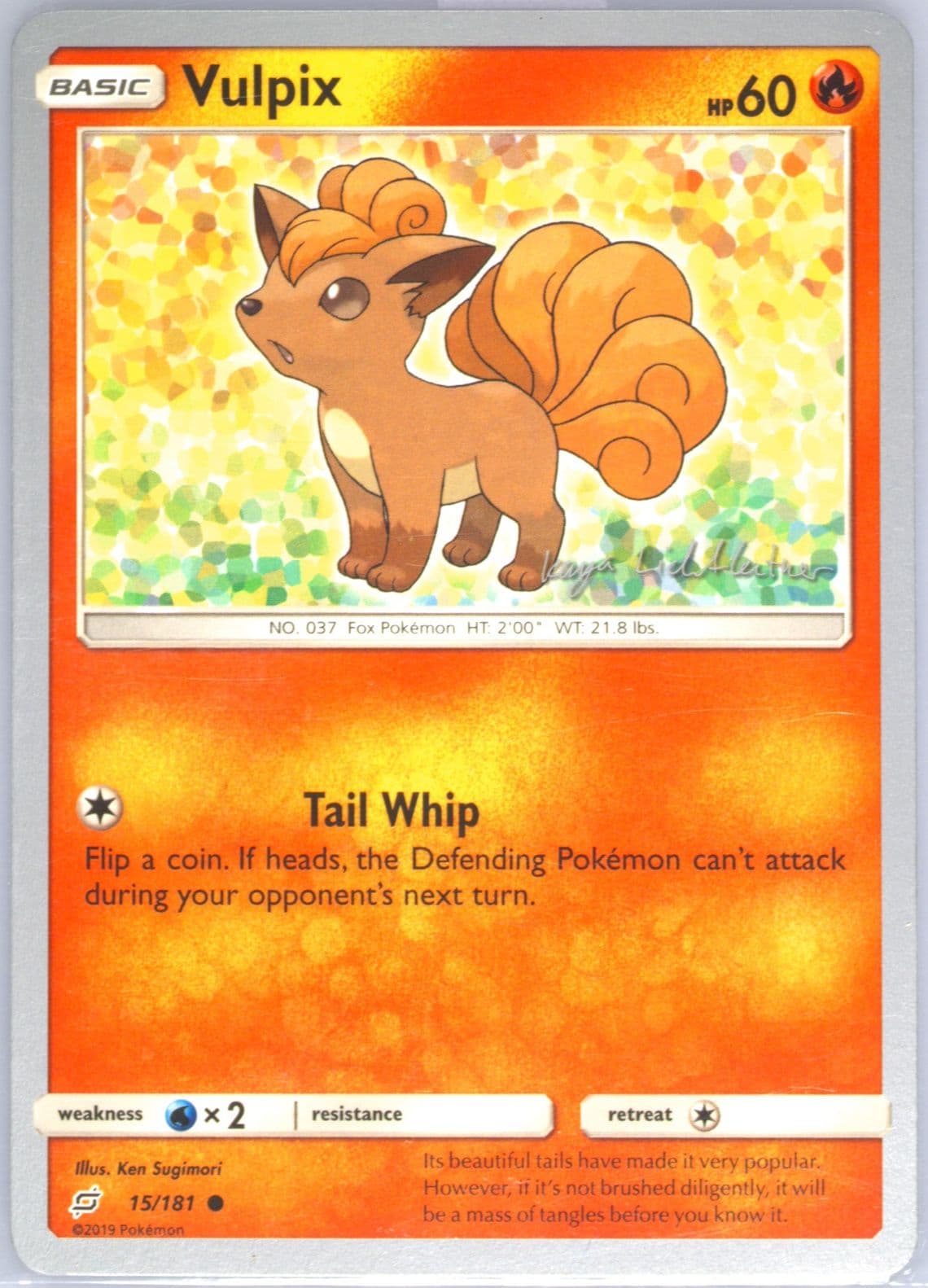 Vulpix Fire Box (15) 2019 Pokemon World Championships Promo