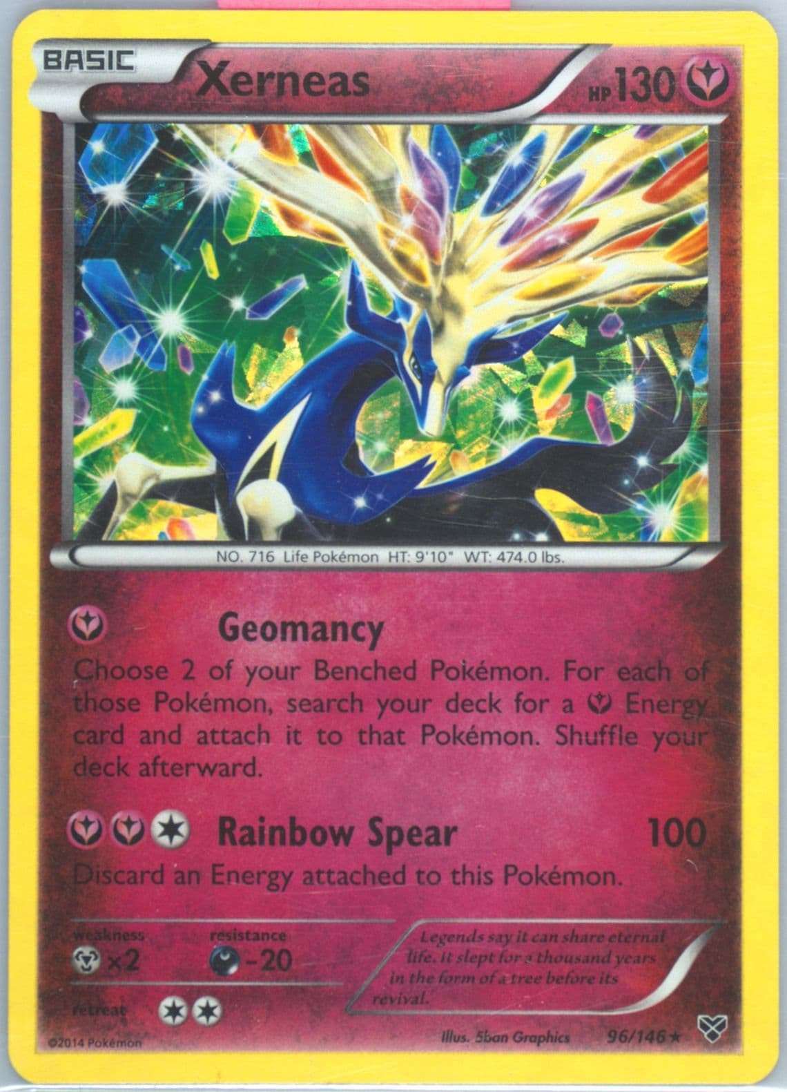 Xerneas/Xerneas-Holo Cracked Ice (96) 2014 Pokemon XY