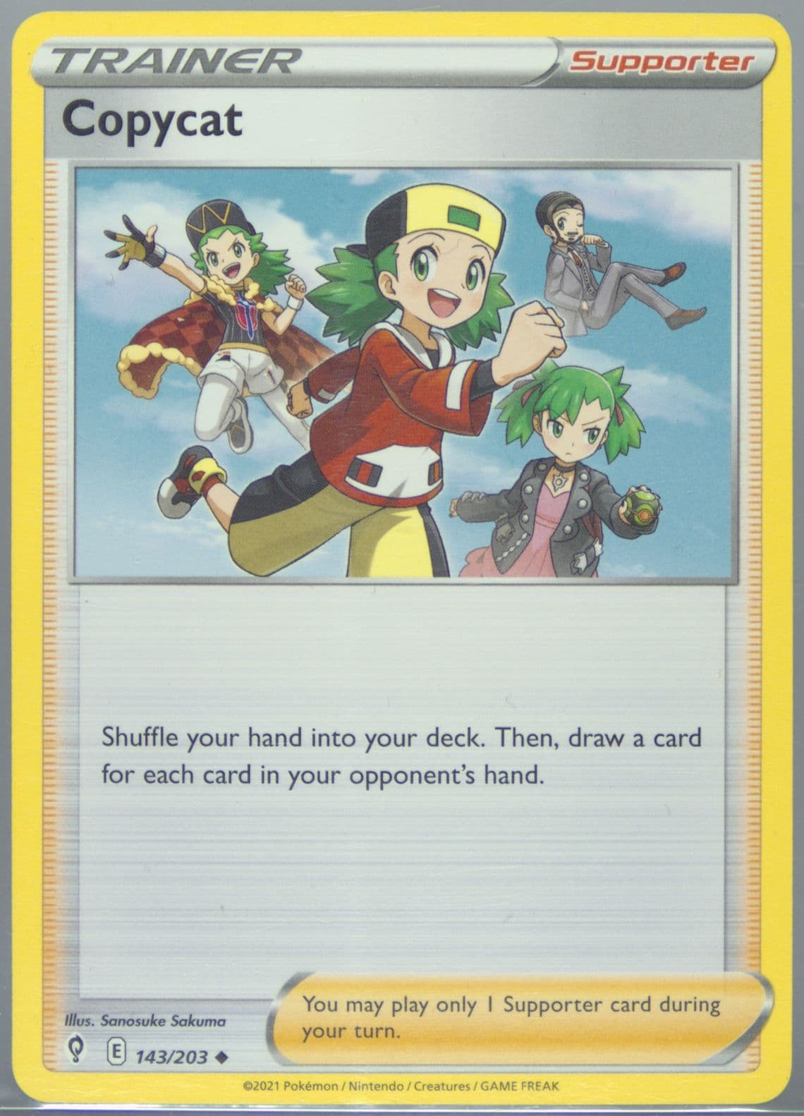 Copycat (143) 2021 Pokemon Sword & Shield Evolving Skies