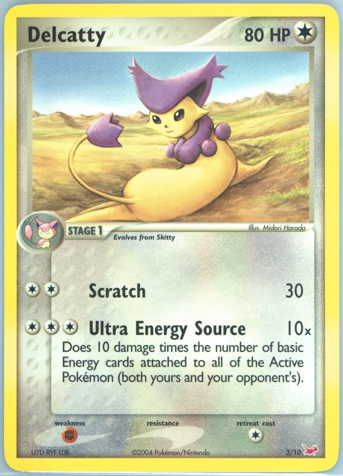 Delcatty (3) 2004 Pokemon EX Trainer Kit Latias