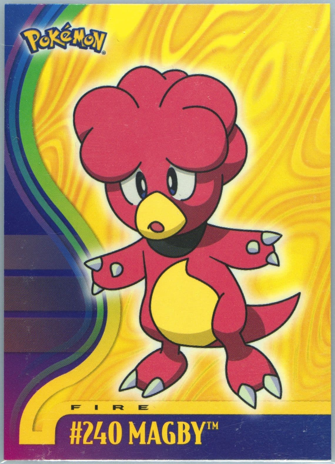 Magby (240) 2001 Topps Pokemon Johto League Champions