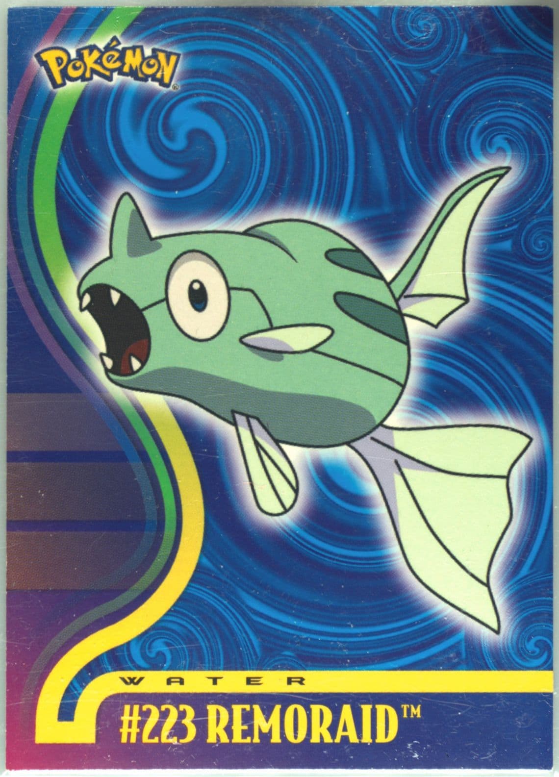 Remoraid (223) 2001 Topps Pokemon Johto League Champions