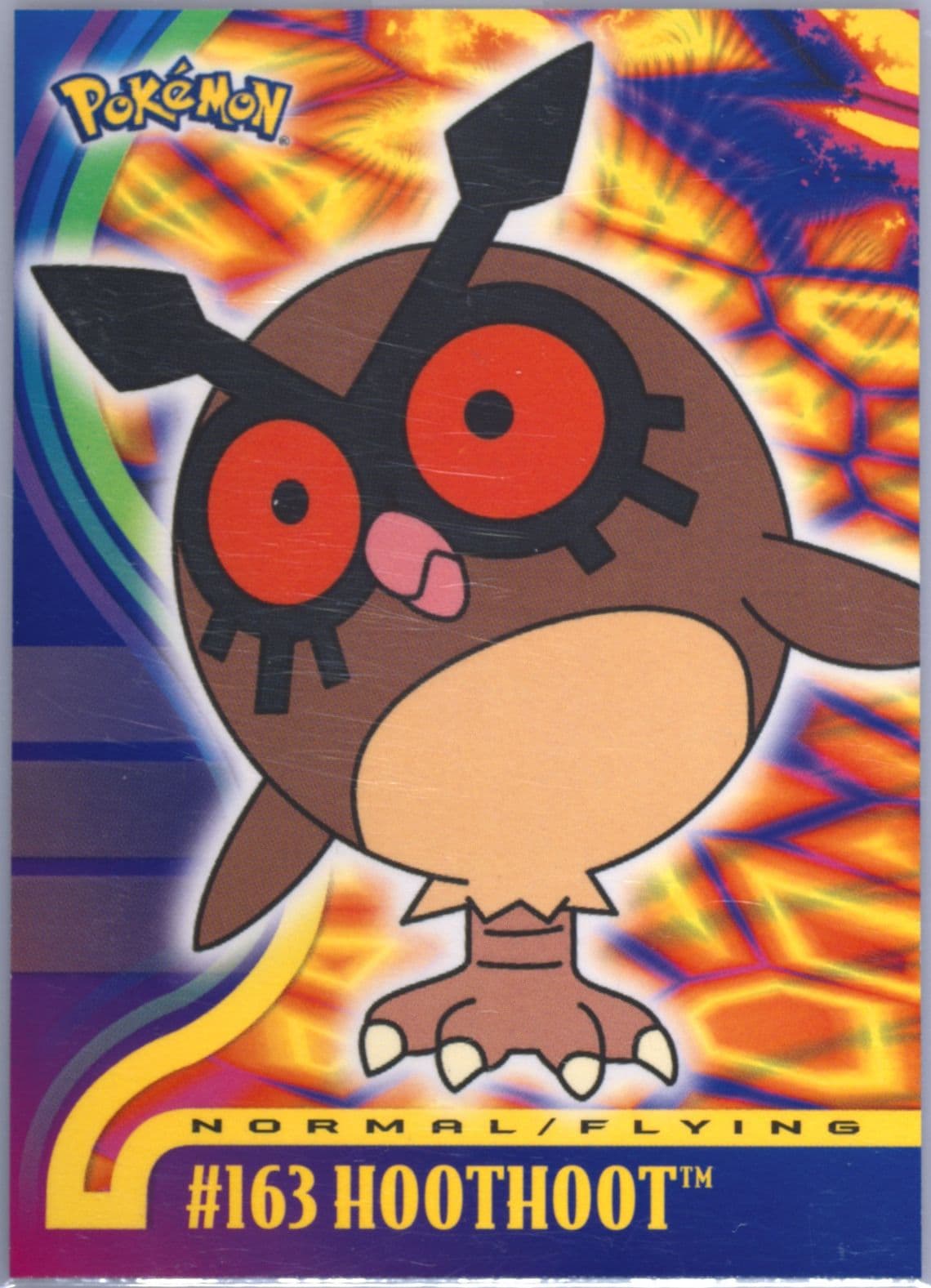 Hoothoot (163) 2001 Topps Pokemon Johto Series 1