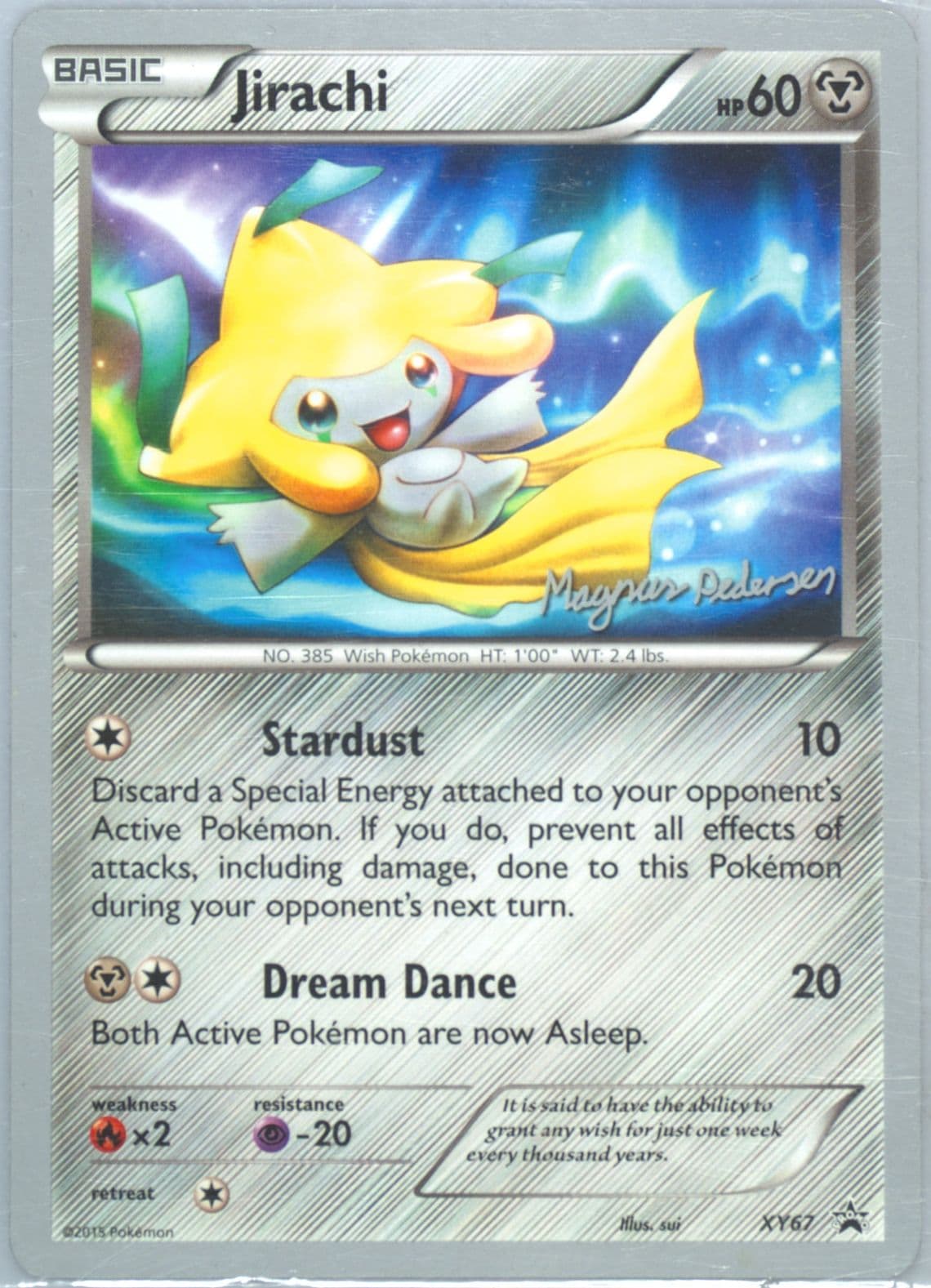 Jirachi Garbanette (XY67) 2018 Pokemon World Championship Promo