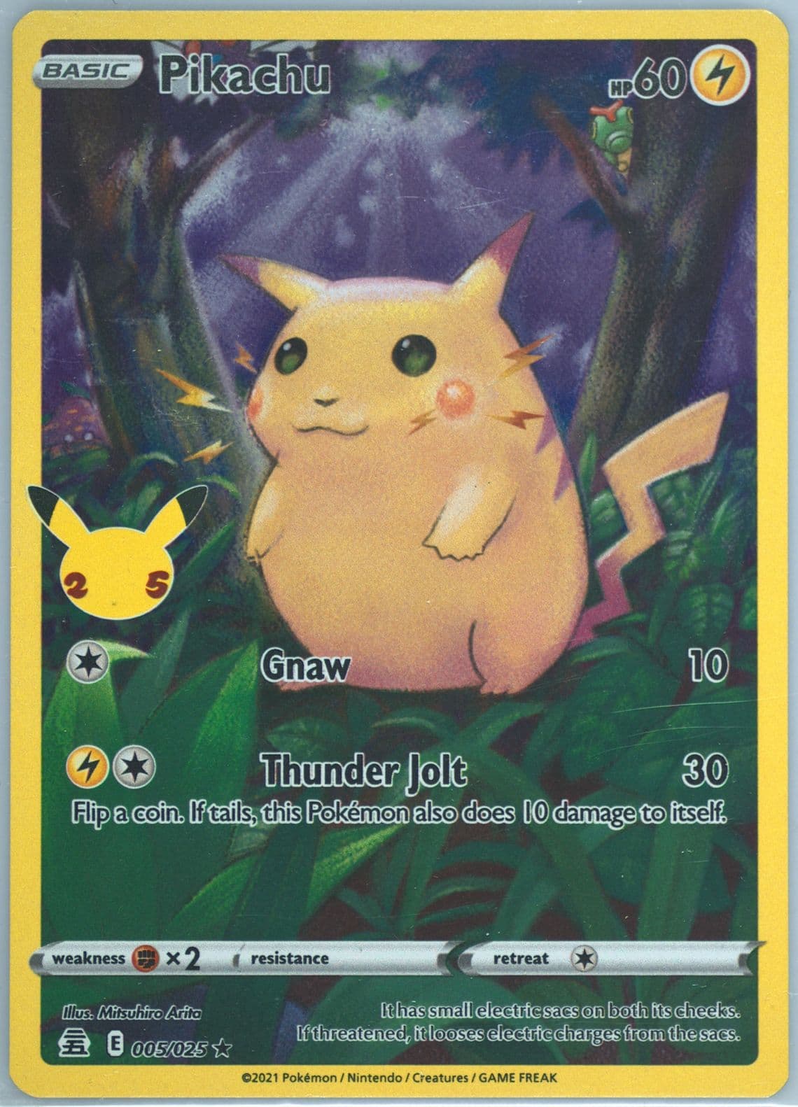 Full Art/Pikachu (005) 2021 Pokemon Celebrations