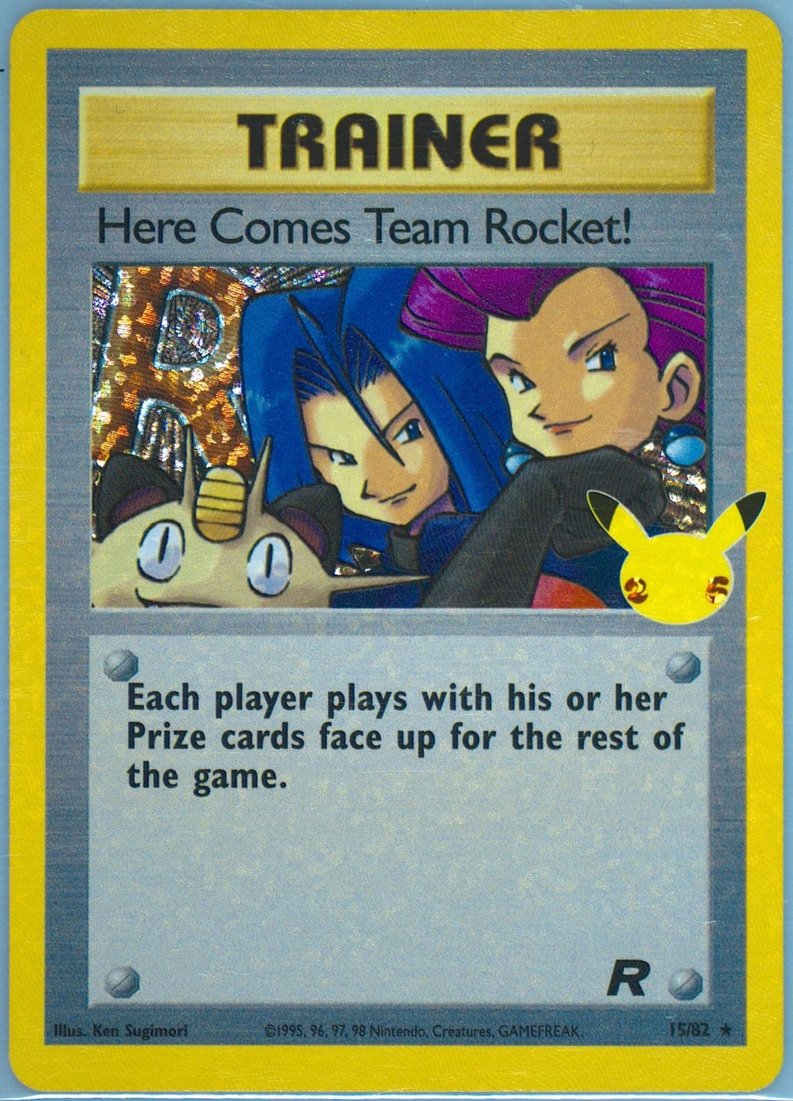 Here Comes Team Rocket!-Holo (15) 2021 Pokemon Celebrations Classic Collection
