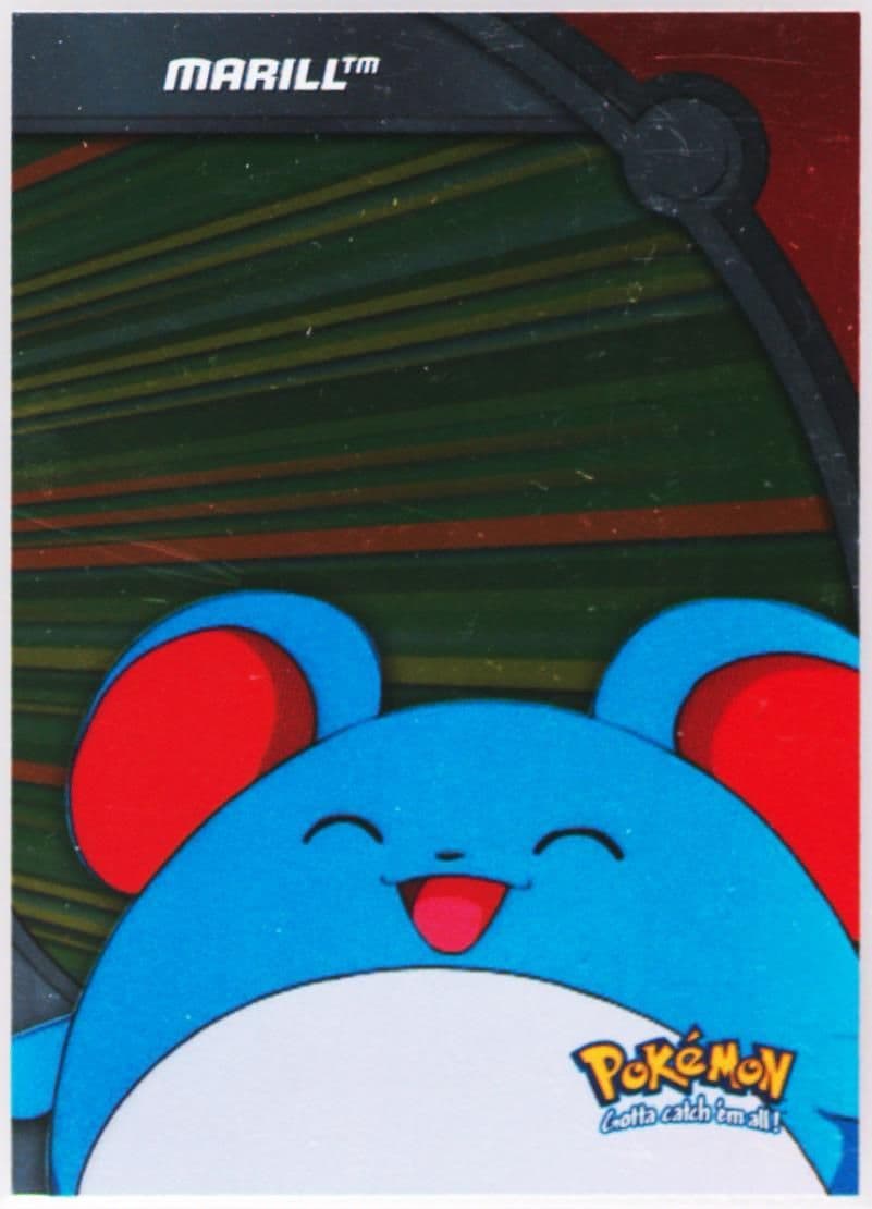 Marill Foil (HV15) 2000 Topps Pokemon TV Animation Series 3 Heroes & Villains