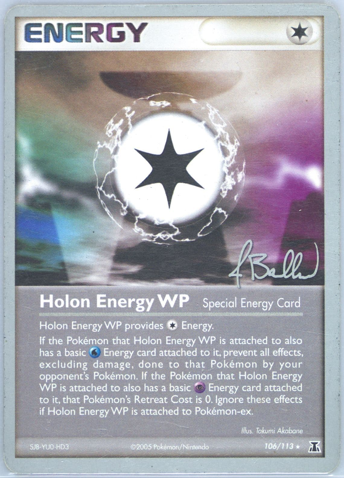 Holon Energy WP (106) 2006 Pokemon World Championships Promo