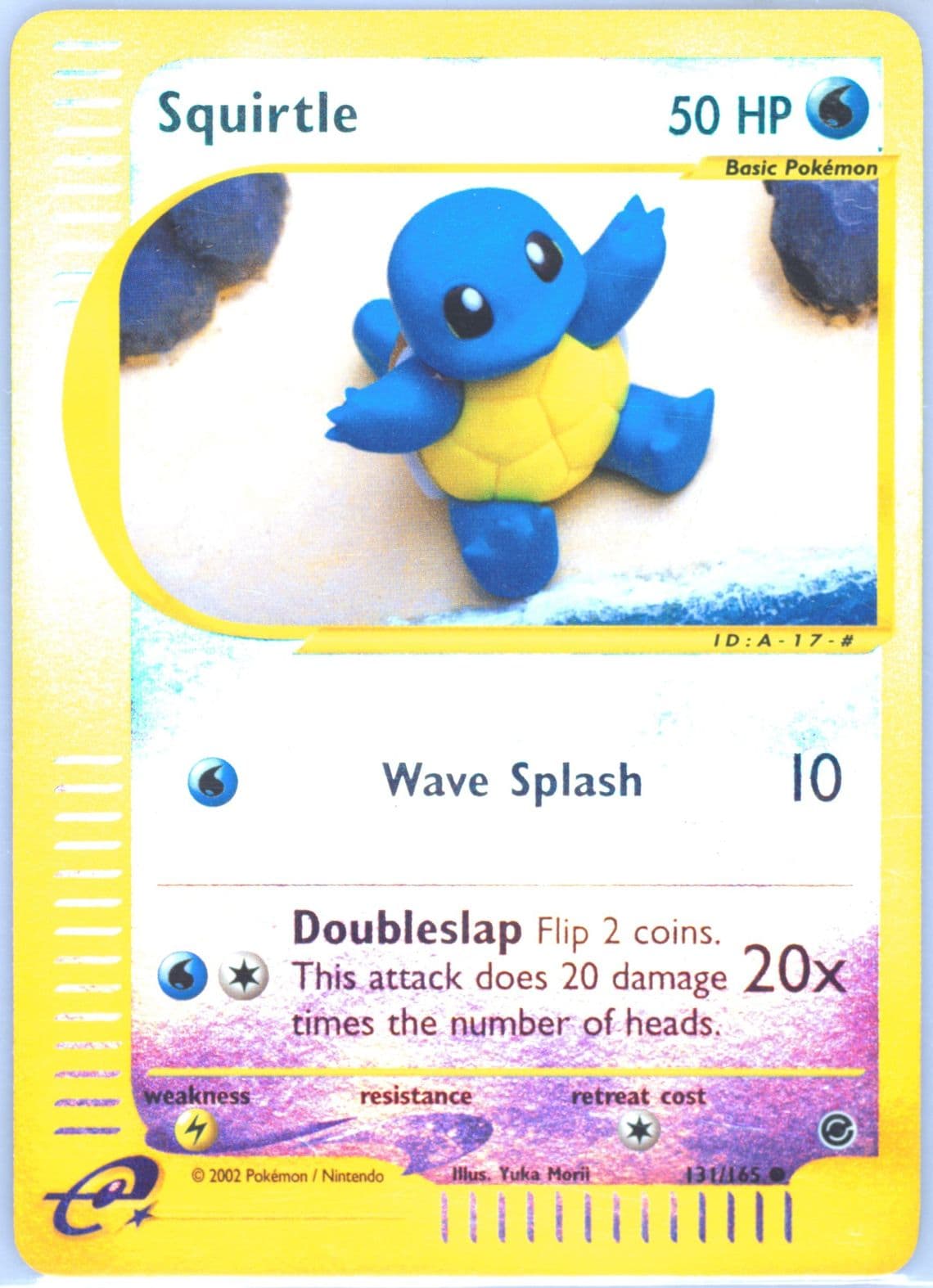Squirtle-Reverse Foil (131) 2002 Pokemon Expedition