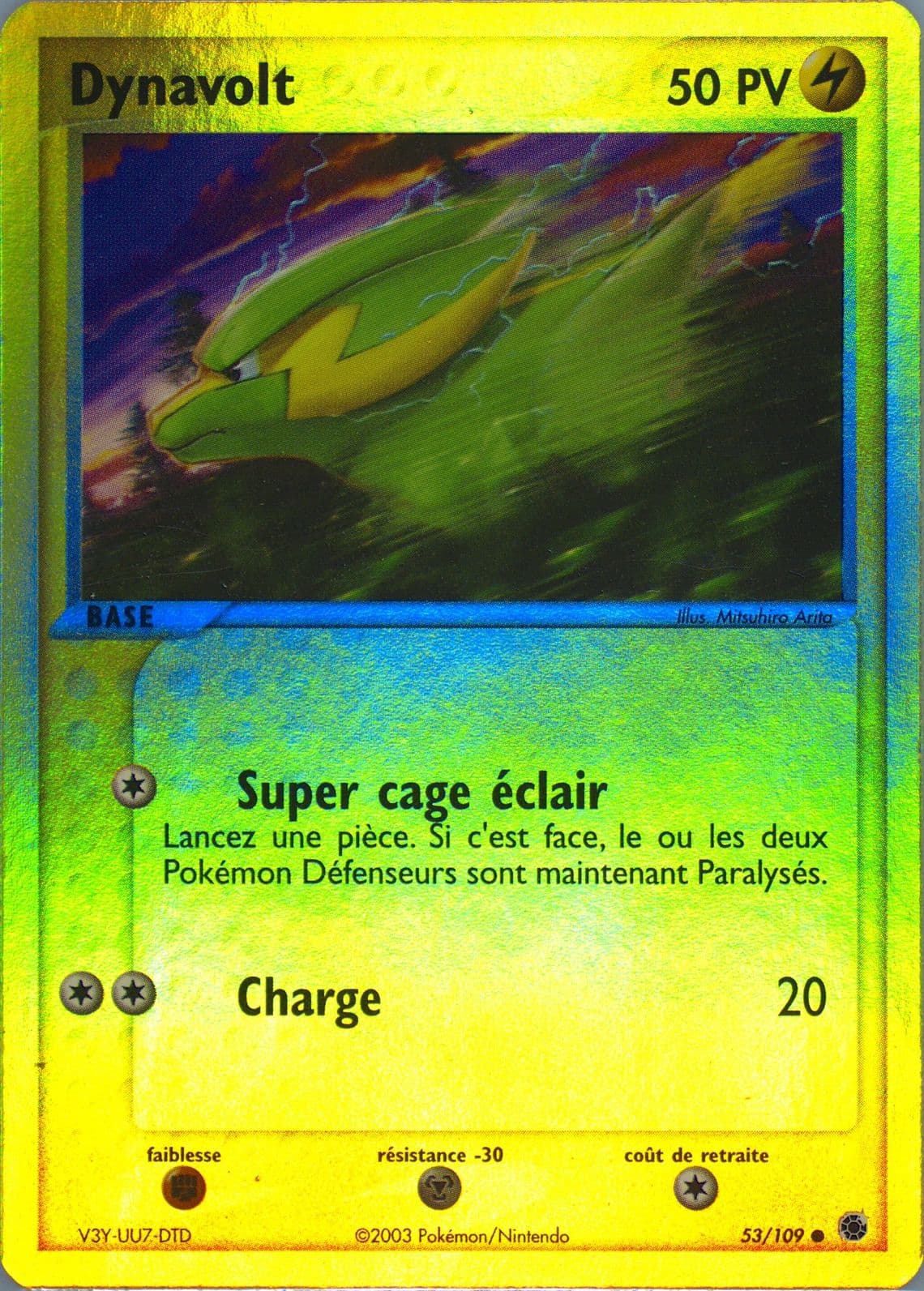 Dynavolt-Reverse Foil French (53) 2003 Pokemon EX Ruby & Sapphire