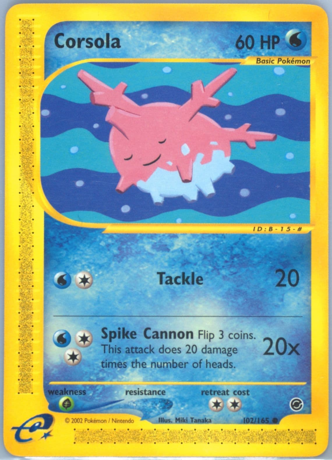 Corsola (102) 2002 Pokemon Expedition