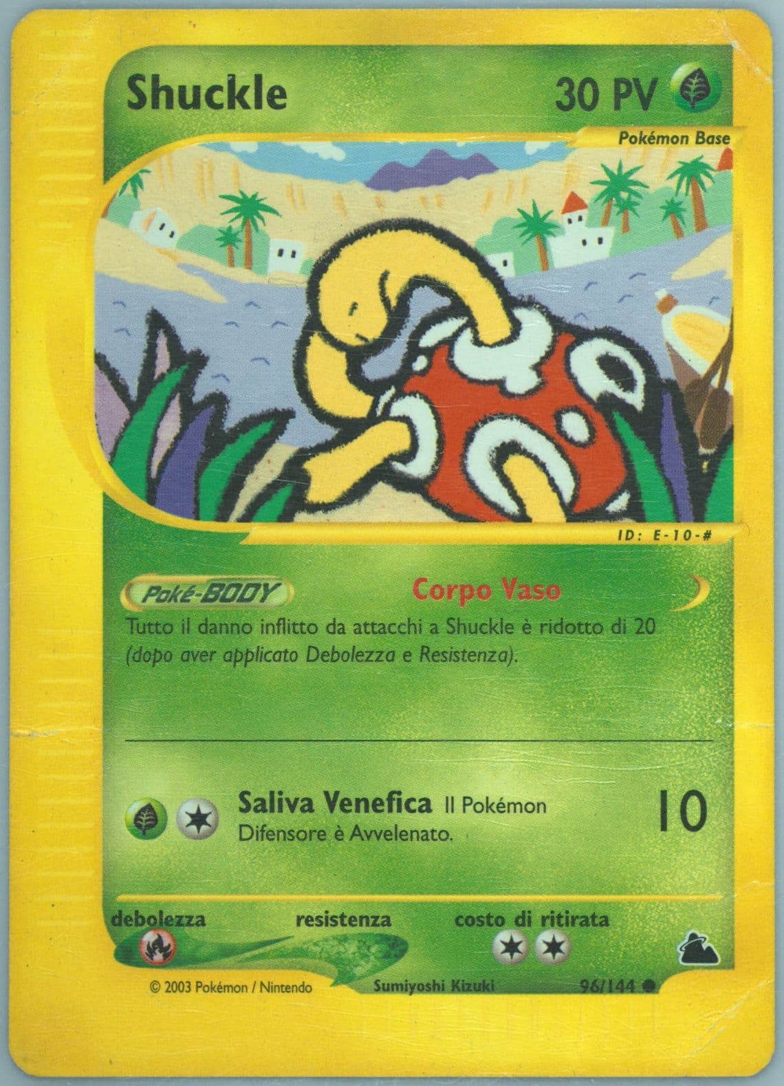 Shuckle Italian (96) 2003 Pokemon Skyridge