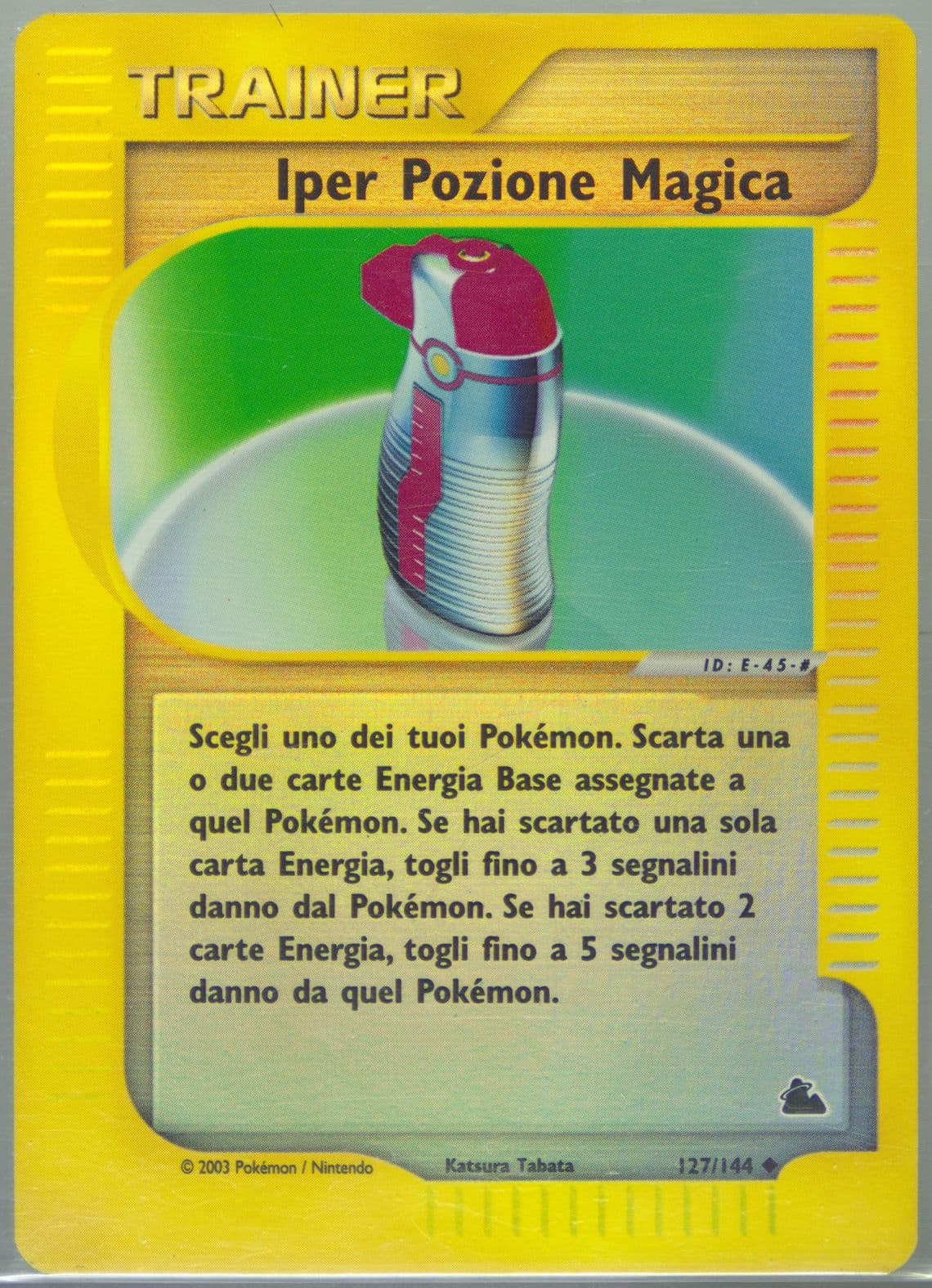 Iper Pozione Magica-Reverse Foil Italian (127) 2003 Pokemon Skyridge