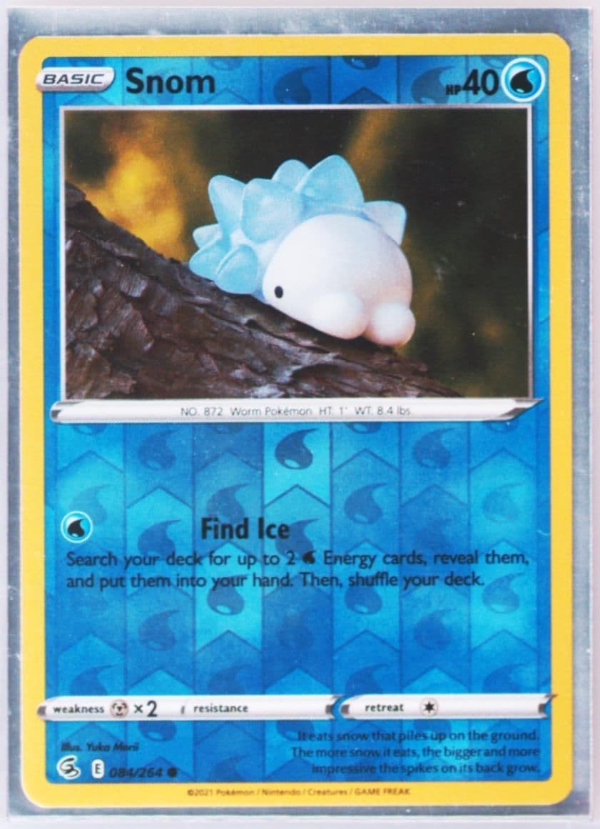 Snom (084) 2021 Pokemon Sword & Shield Fusion Strike
