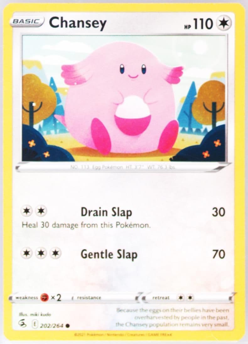 Chansey (202) 2021 Pokemon Sword & Shield Fusion Strike
